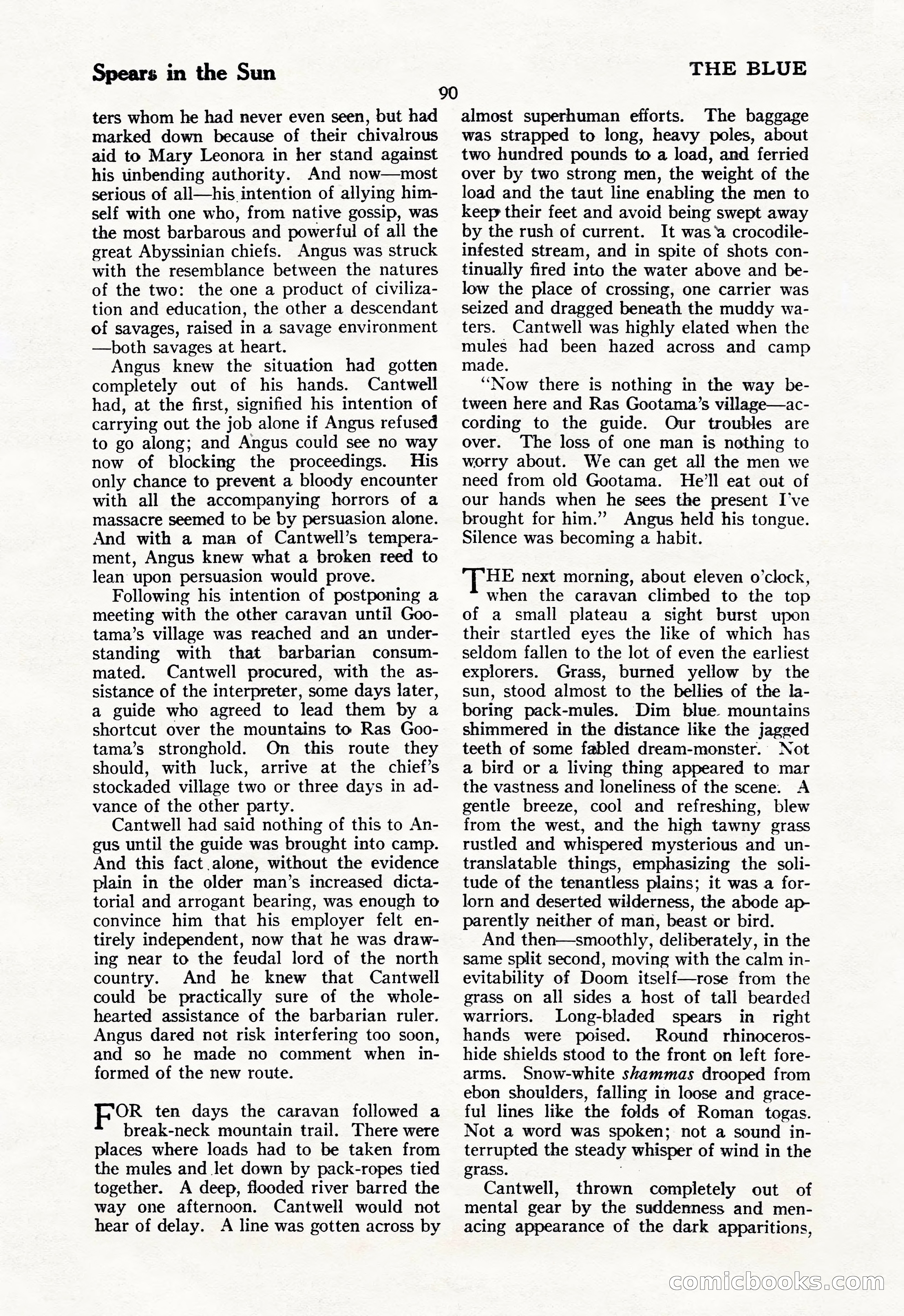 The Illustrated Blue Book Magazine, July 1928 — page 92 of 204