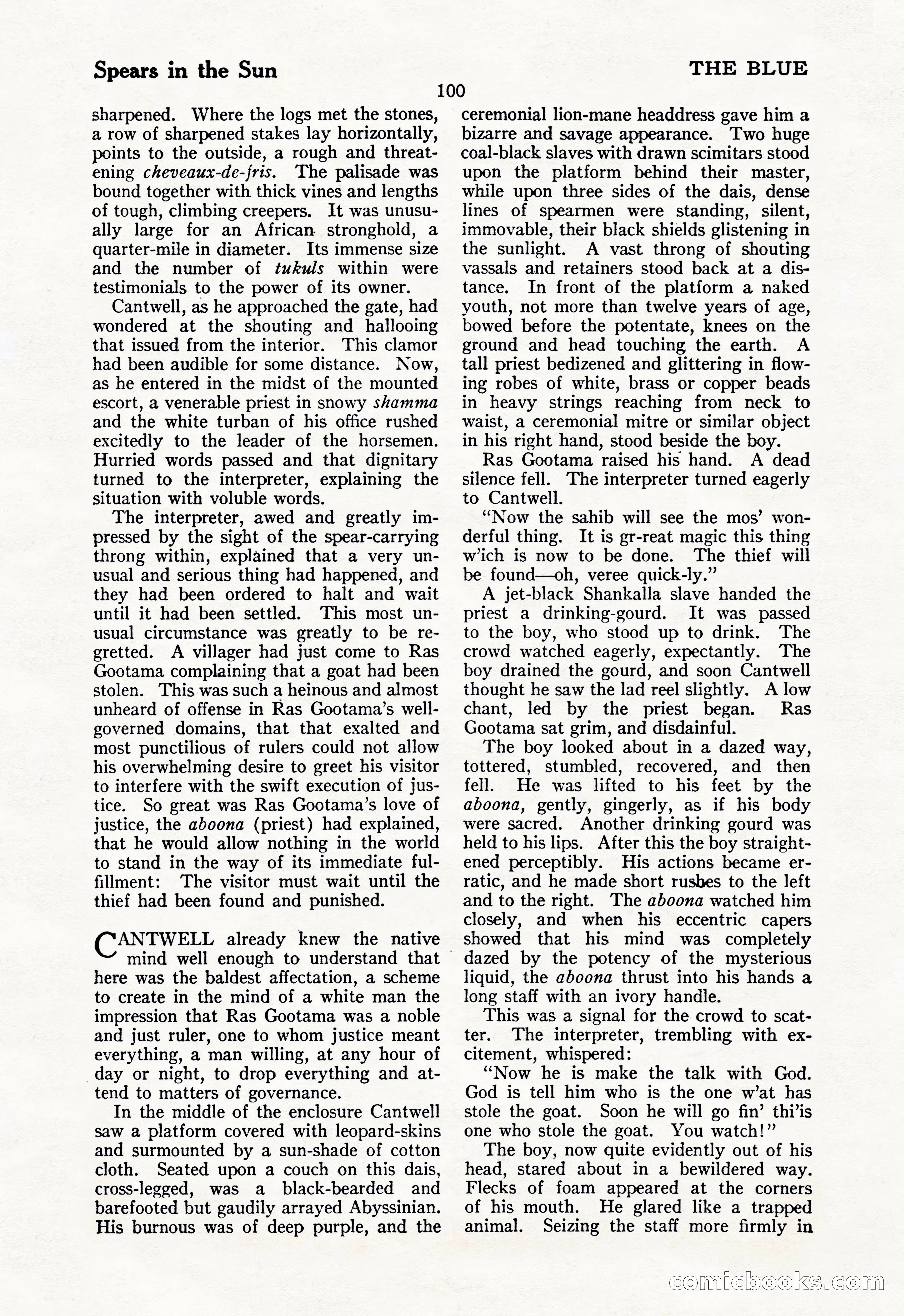 The Illustrated Blue Book Magazine, July 1928 — page 102 of 204
