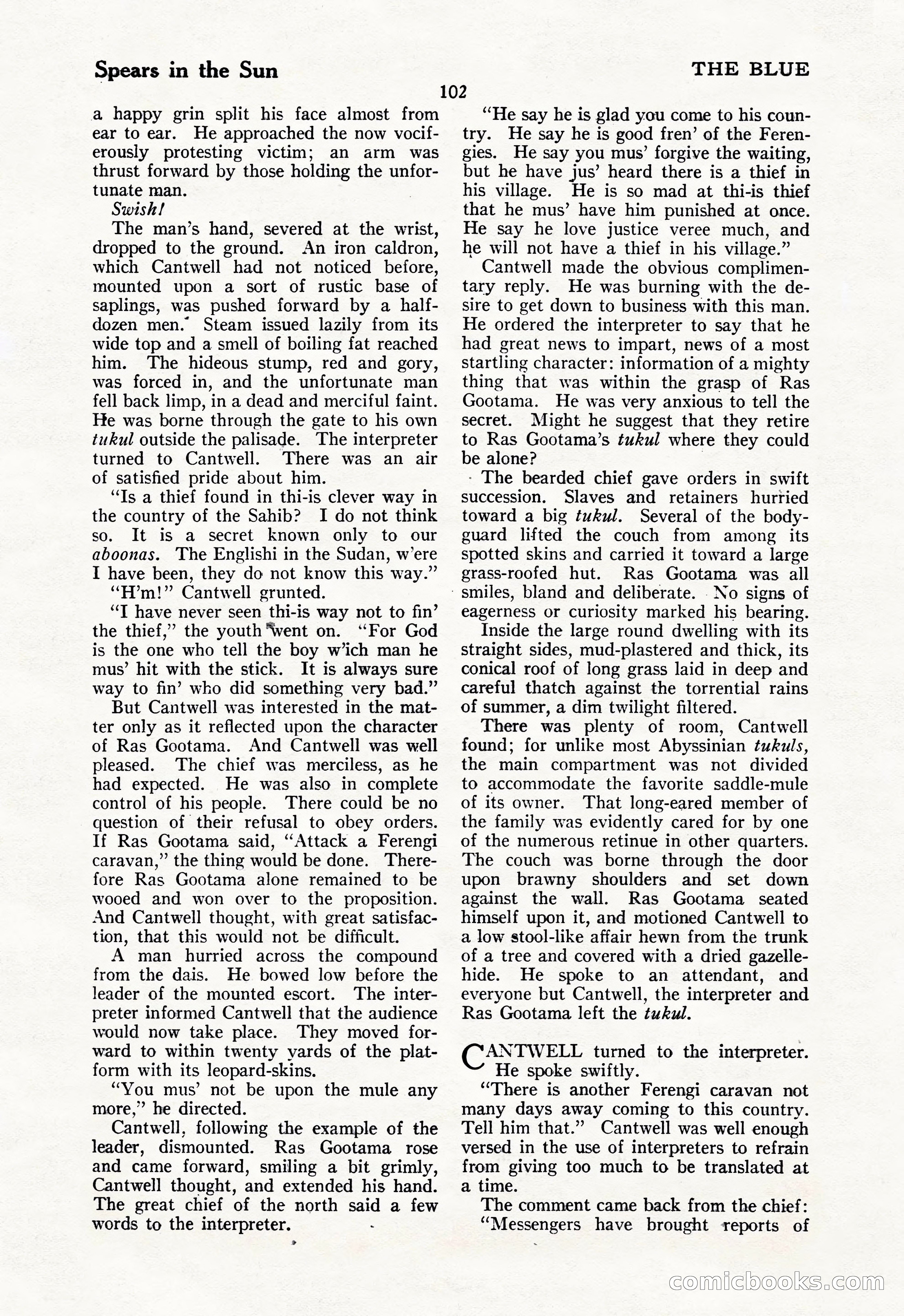 The Illustrated Blue Book Magazine, July 1928 — page 104 of 204