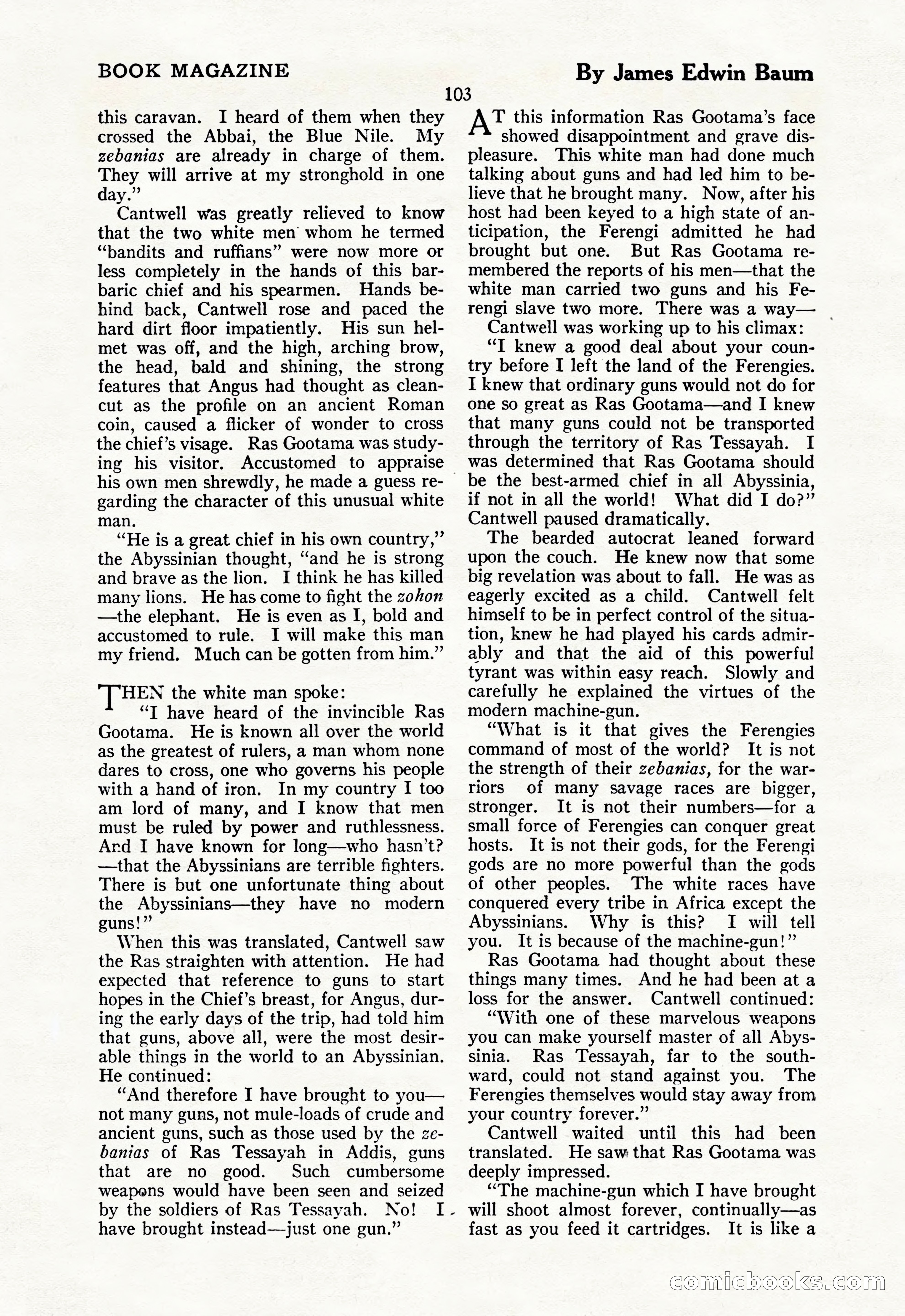The Illustrated Blue Book Magazine, July 1928 — page 105 of 204