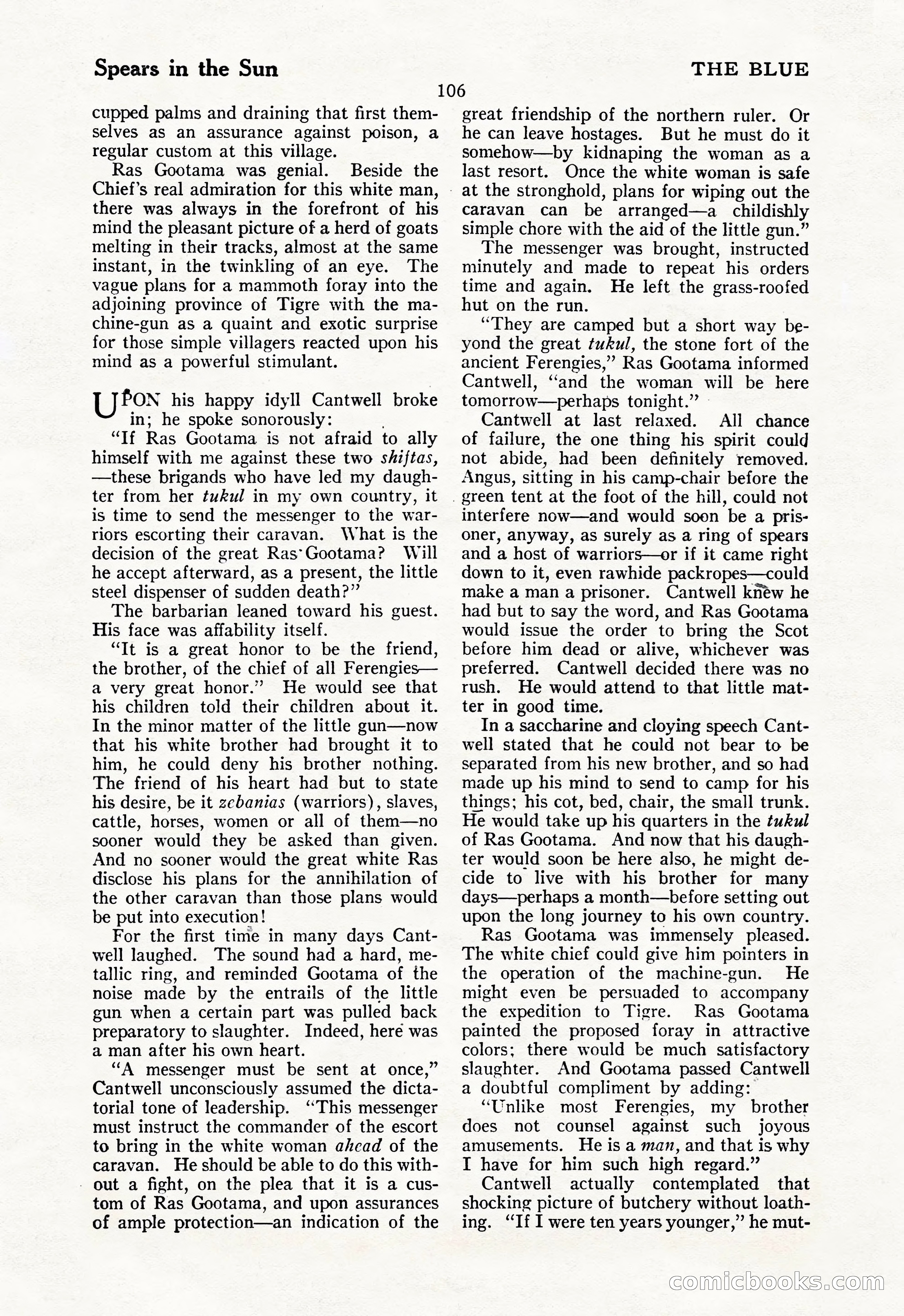 The Illustrated Blue Book Magazine, July 1928 — page 108 of 204
