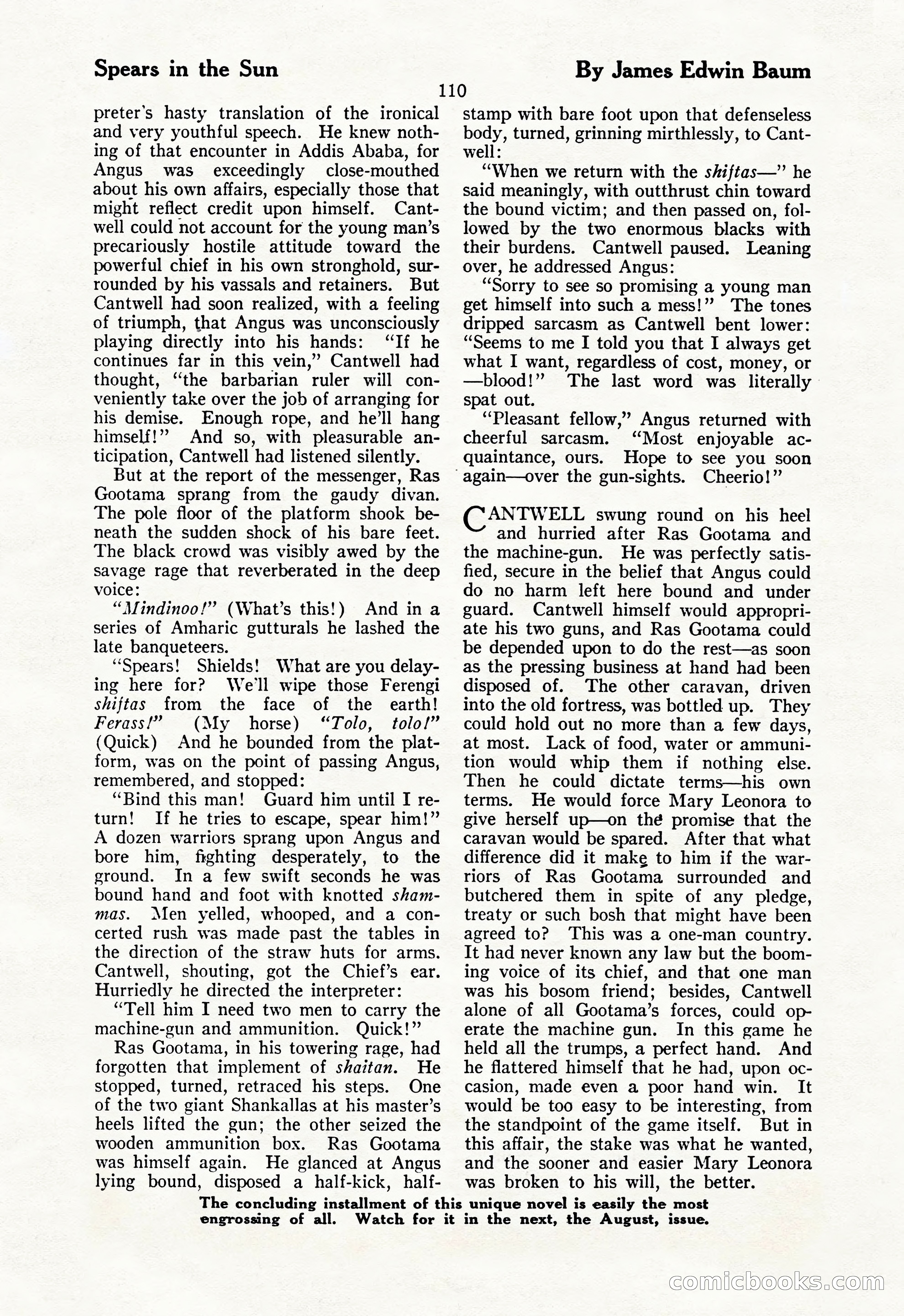 The Illustrated Blue Book Magazine, July 1928 — page 112 of 204