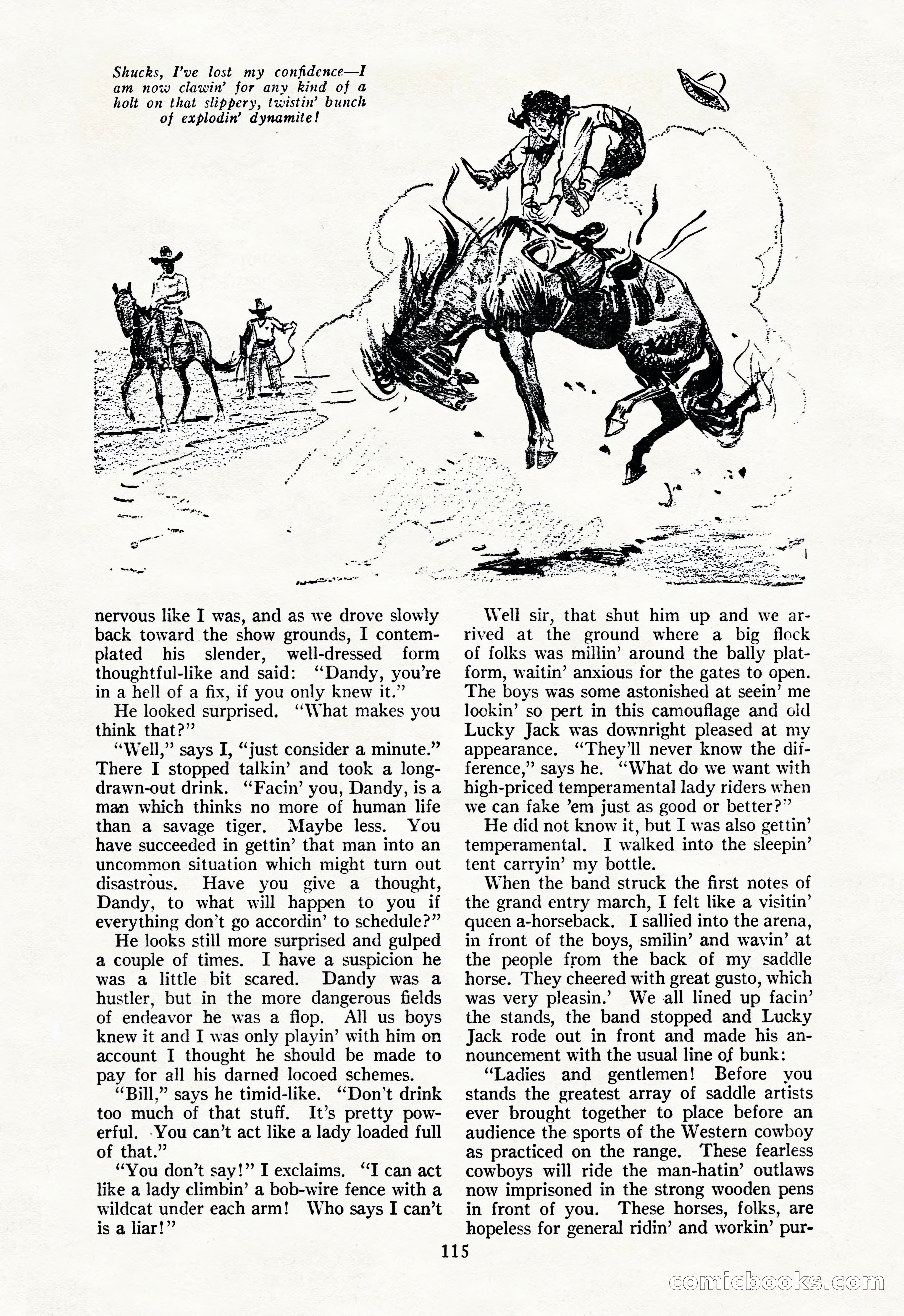 The Illustrated Blue Book Magazine, July 1928 — page 117 of 204