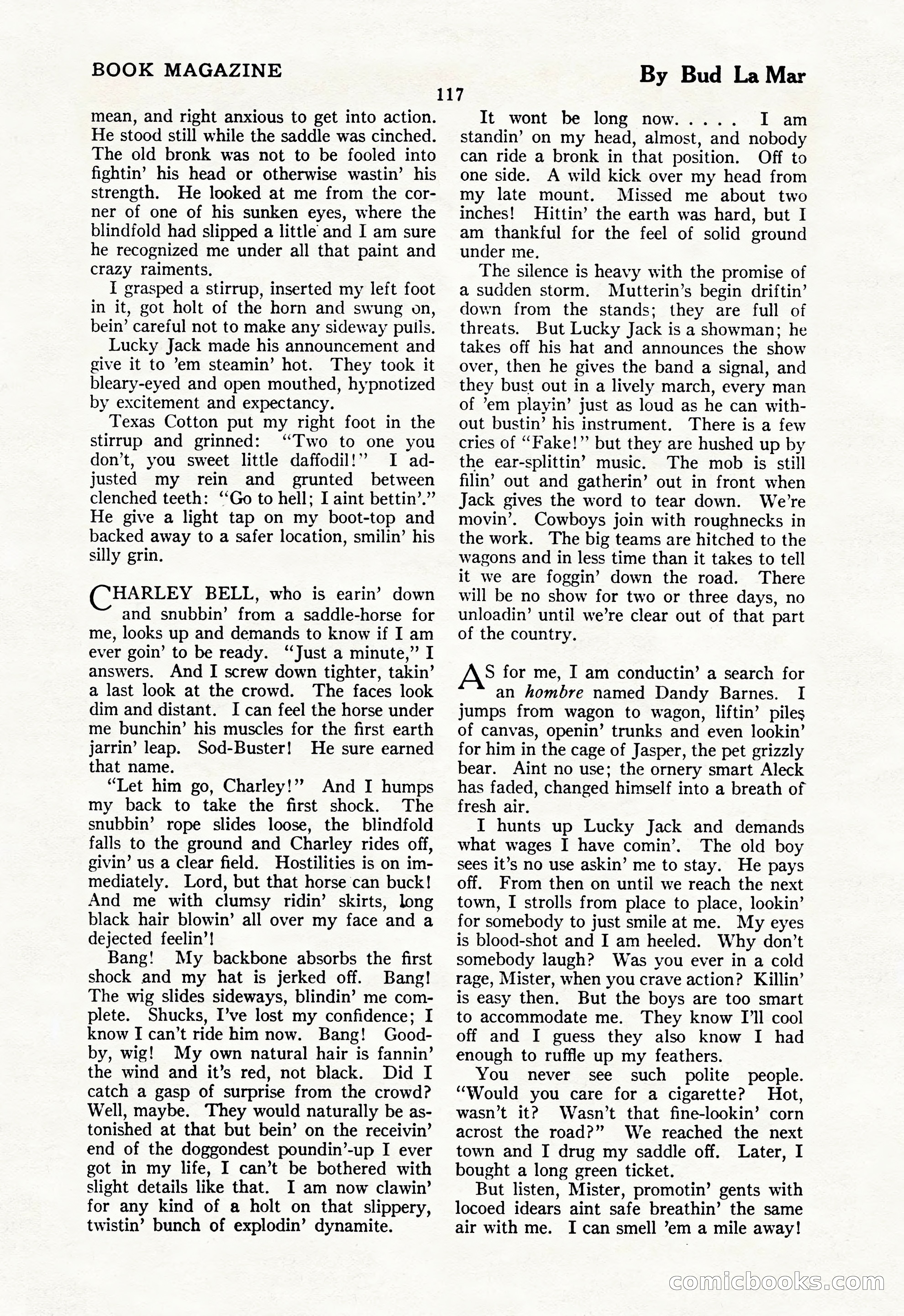 The Illustrated Blue Book Magazine, July 1928 — page 119 of 204