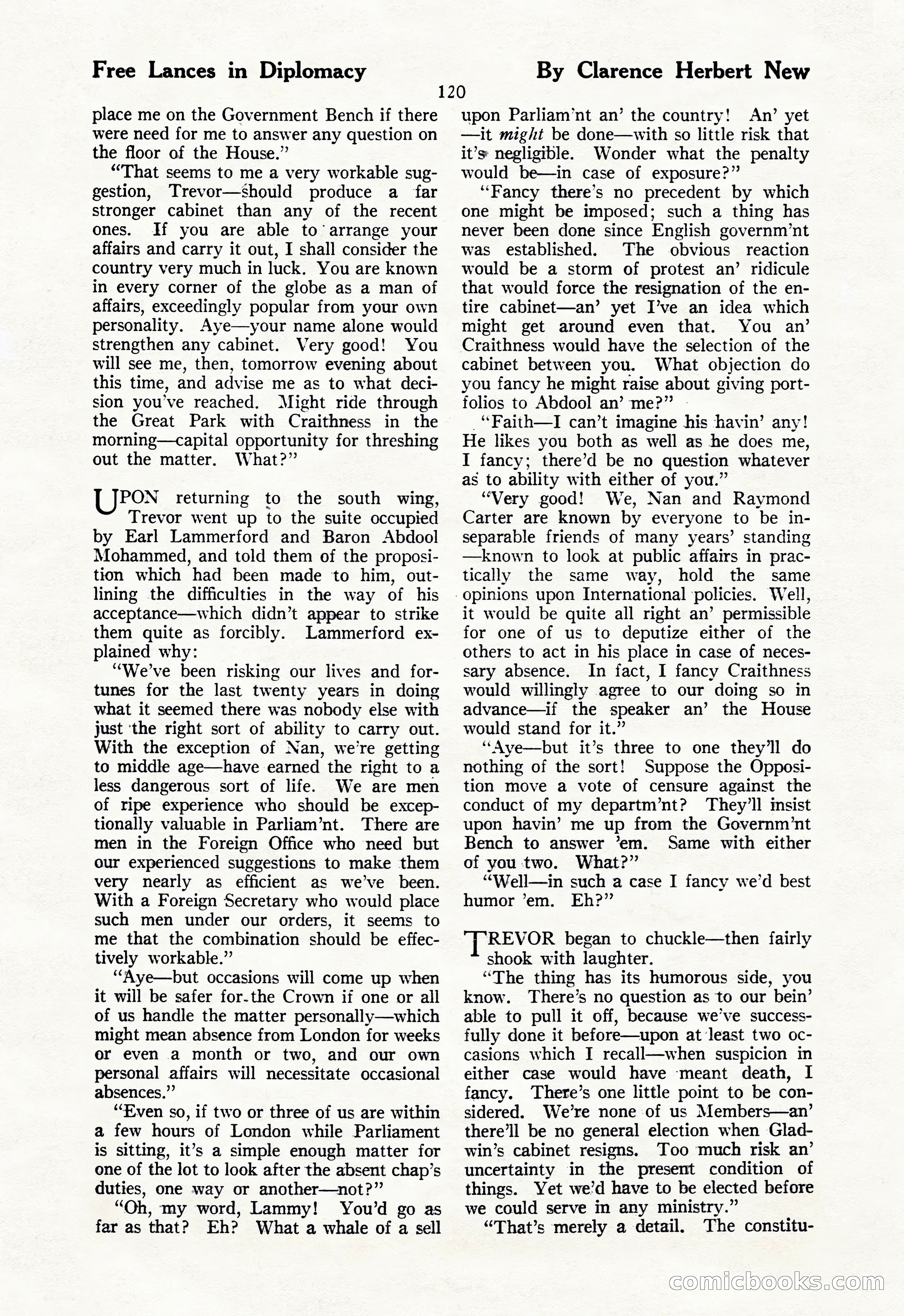The Illustrated Blue Book Magazine, July 1928 — page 122 of 204