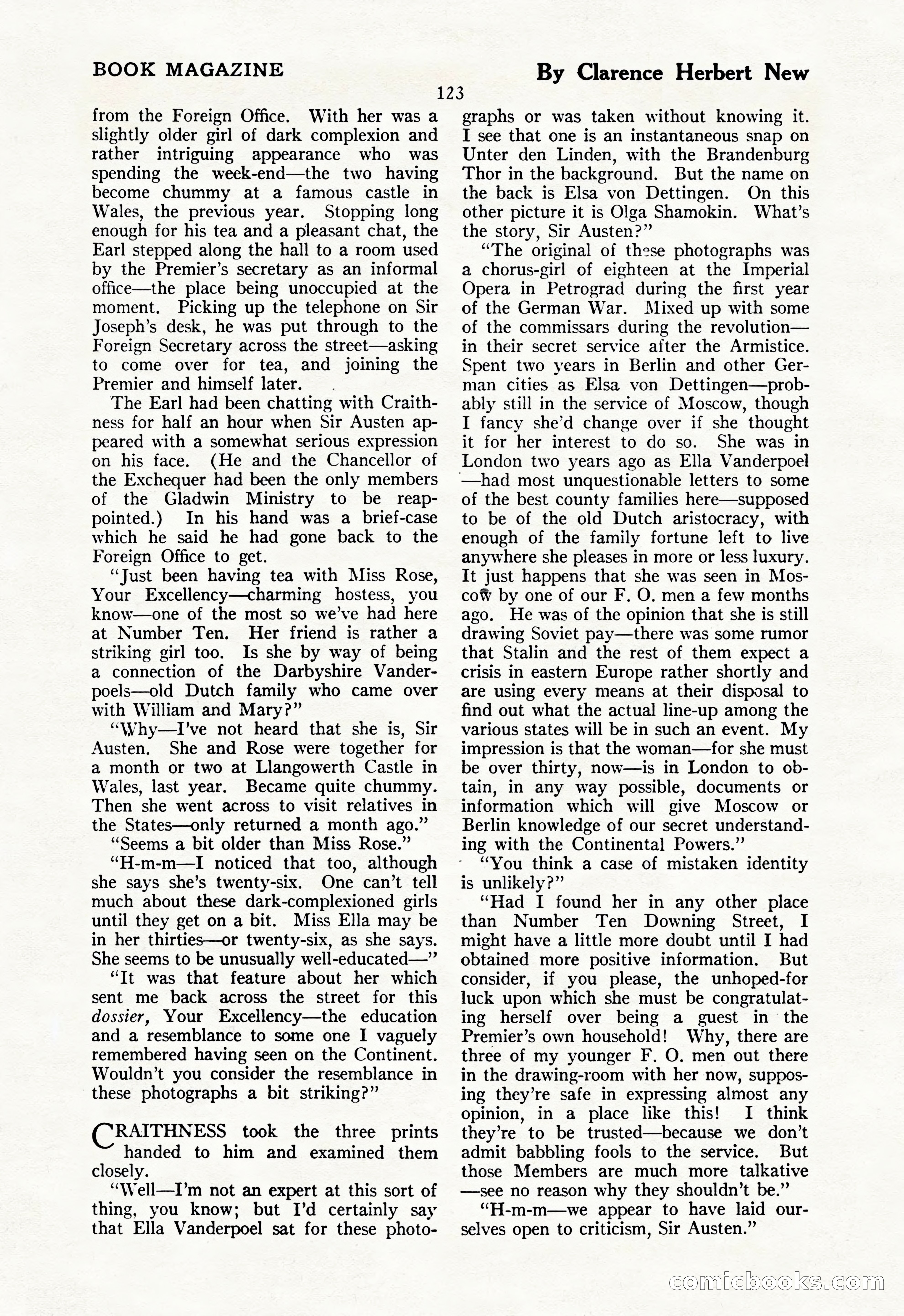 The Illustrated Blue Book Magazine, July 1928 — page 125 of 204