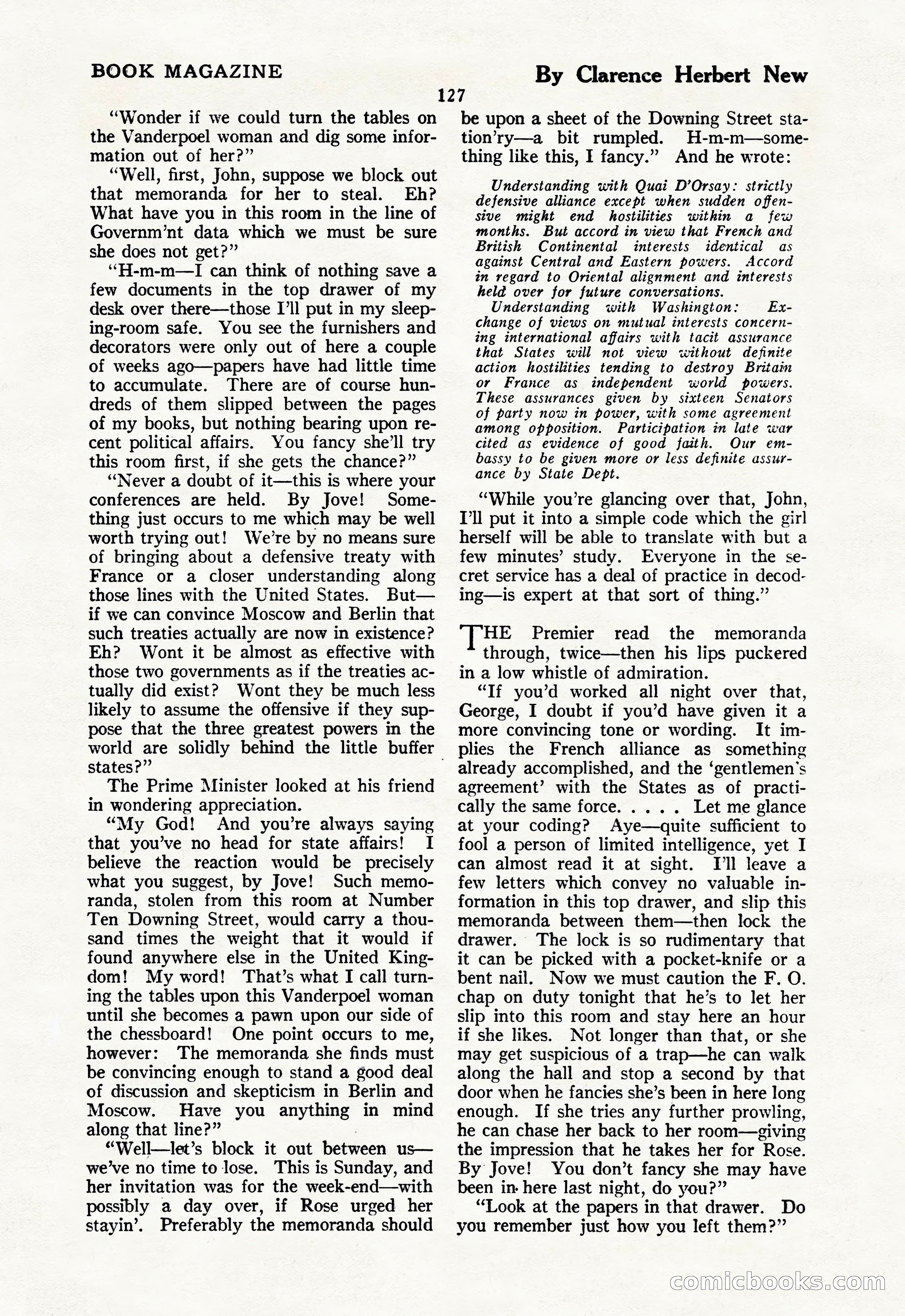 The Illustrated Blue Book Magazine, July 1928 — page 129 of 204
