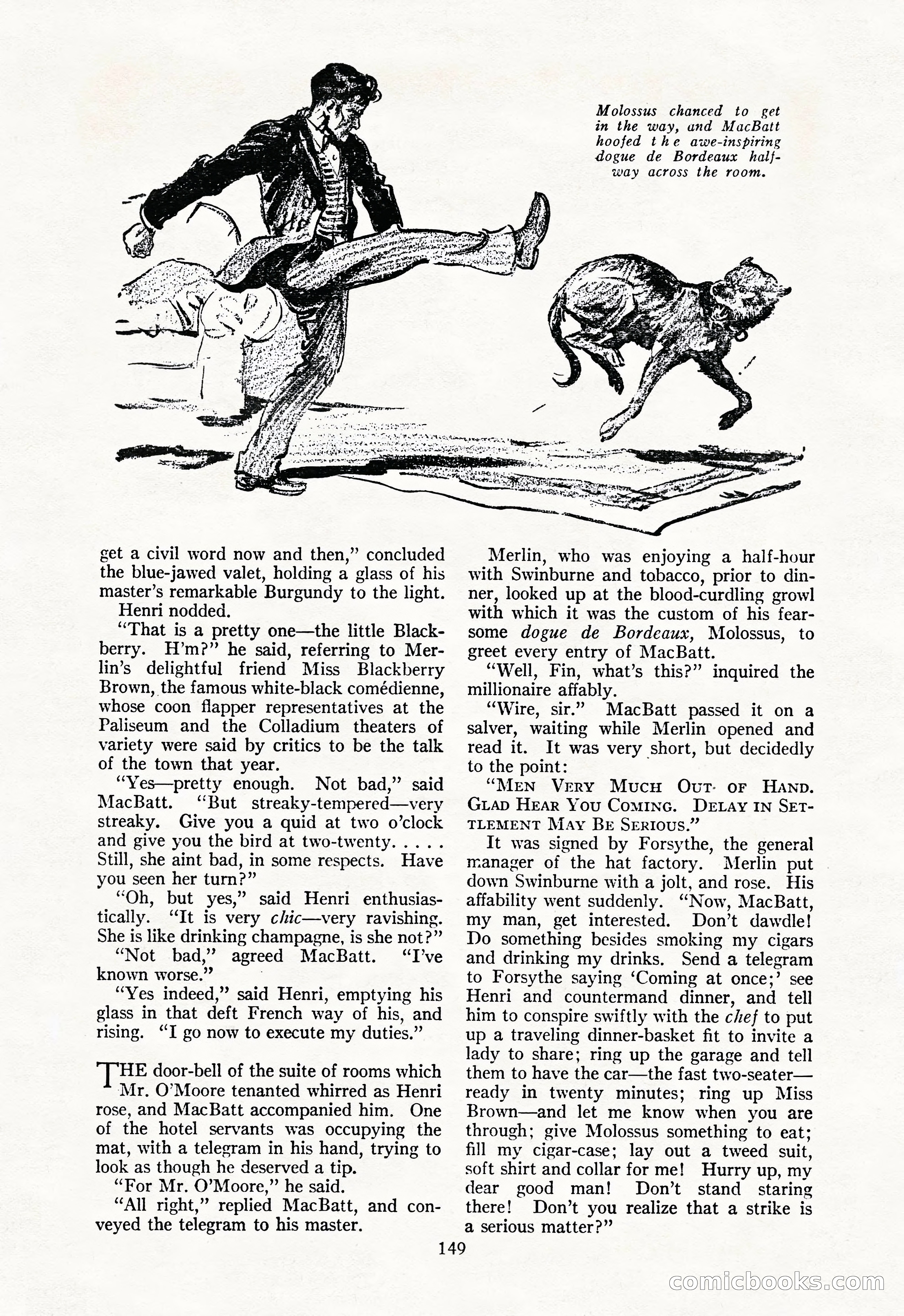 The Illustrated Blue Book Magazine, July 1928 — page 151 of 204