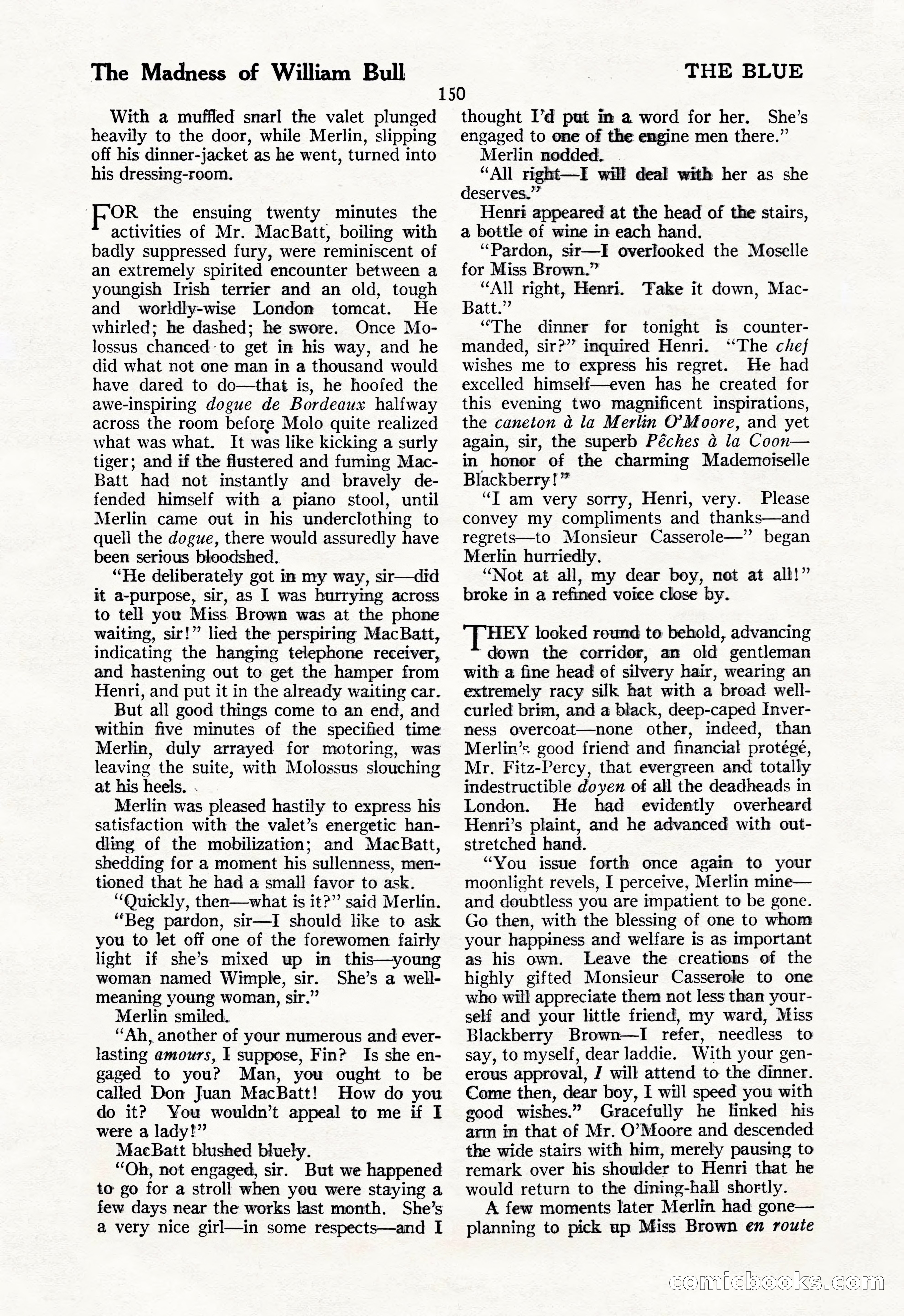 The Illustrated Blue Book Magazine, July 1928 — page 152 of 204