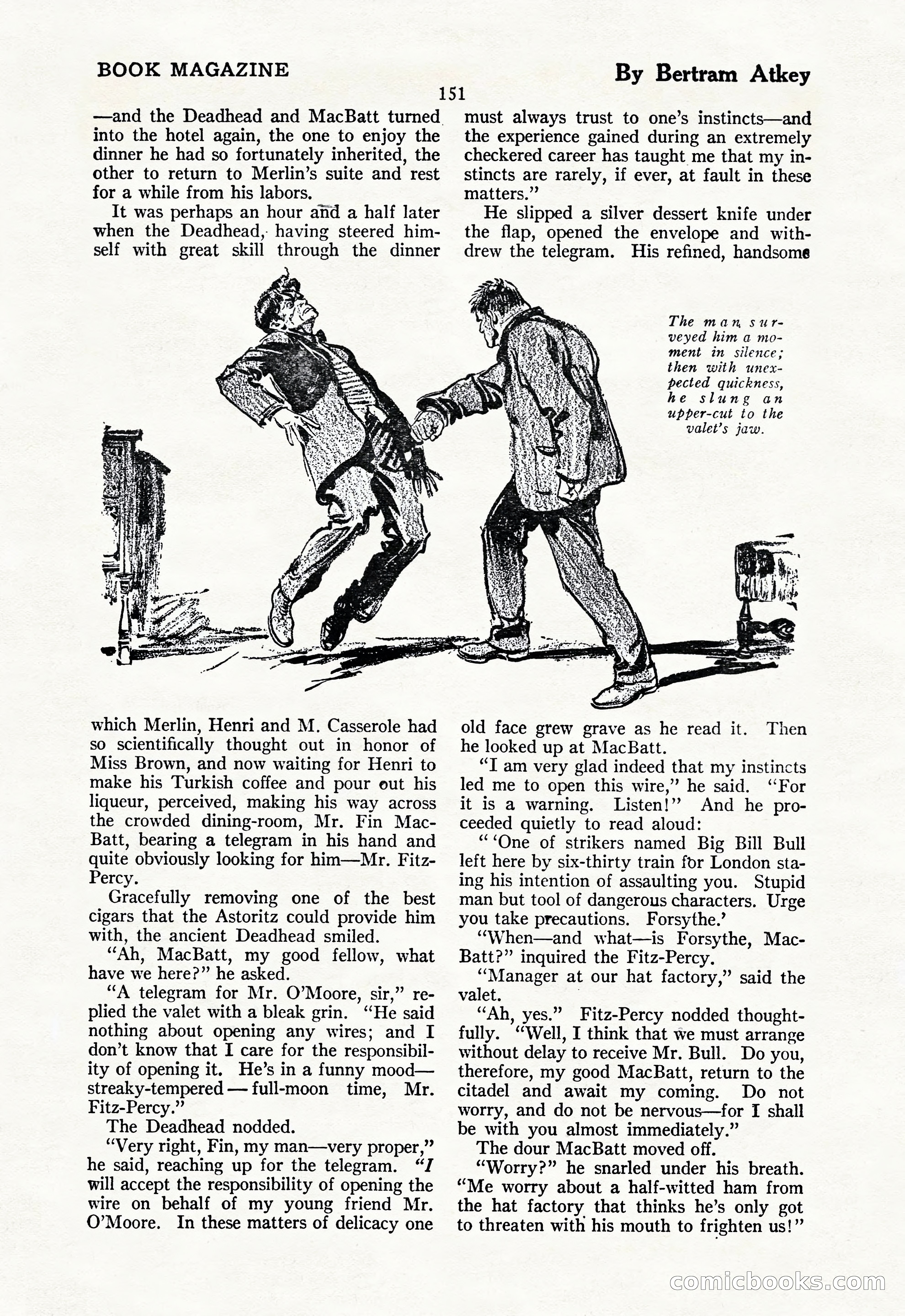 The Illustrated Blue Book Magazine, July 1928 — page 153 of 204