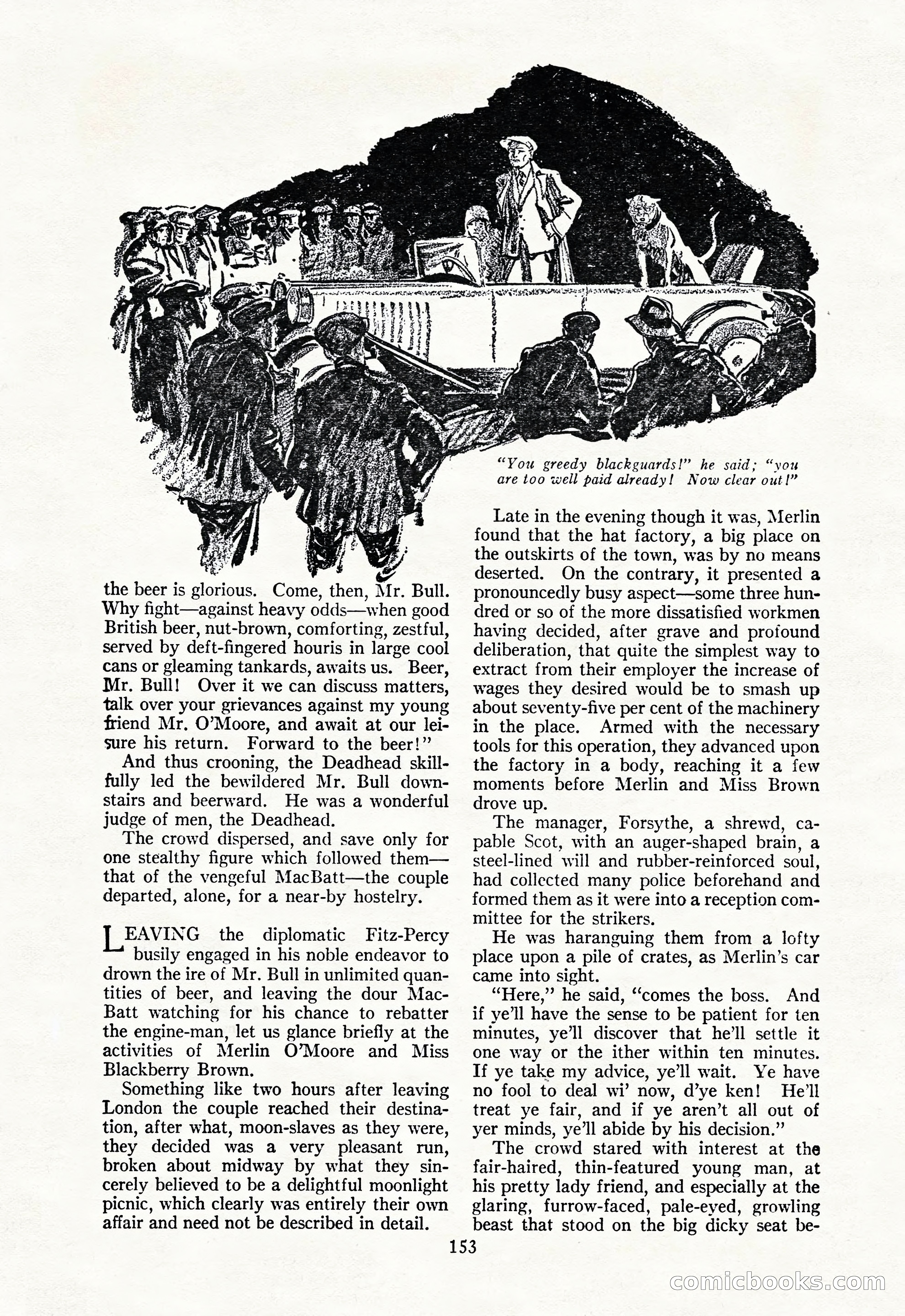 The Illustrated Blue Book Magazine, July 1928 — page 155 of 204