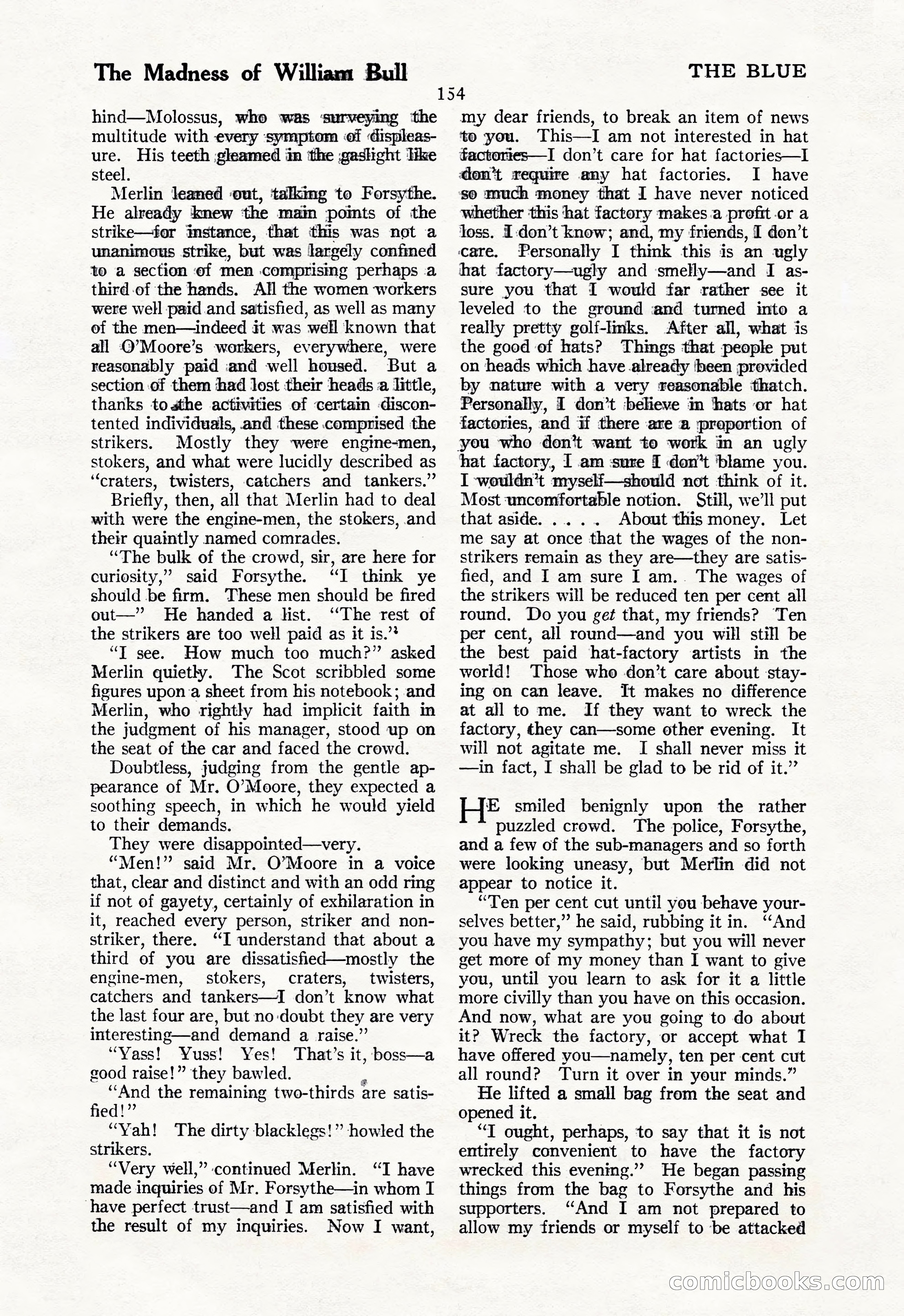 The Illustrated Blue Book Magazine, July 1928 — page 156 of 204