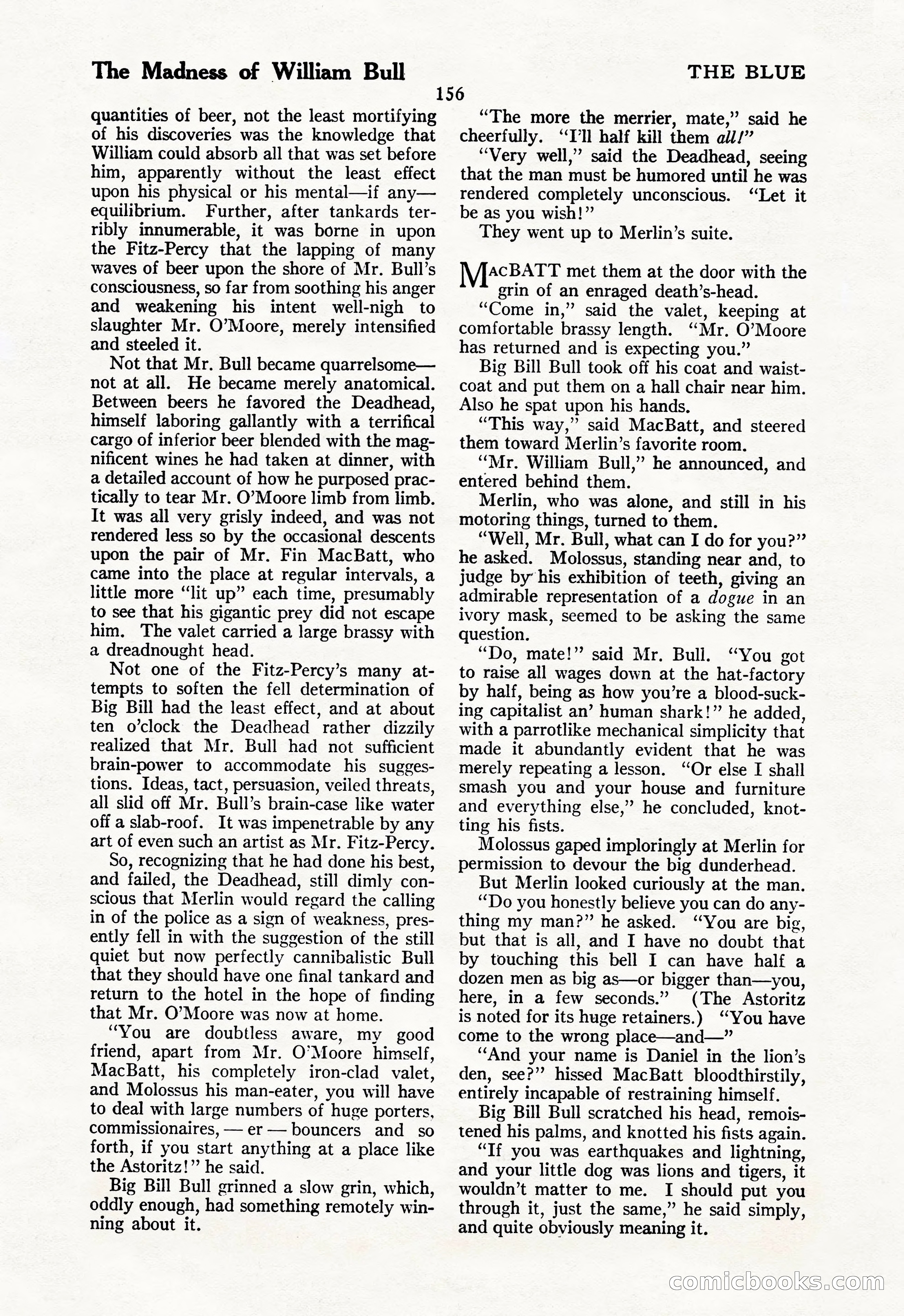 The Illustrated Blue Book Magazine, July 1928 — page 158 of 204