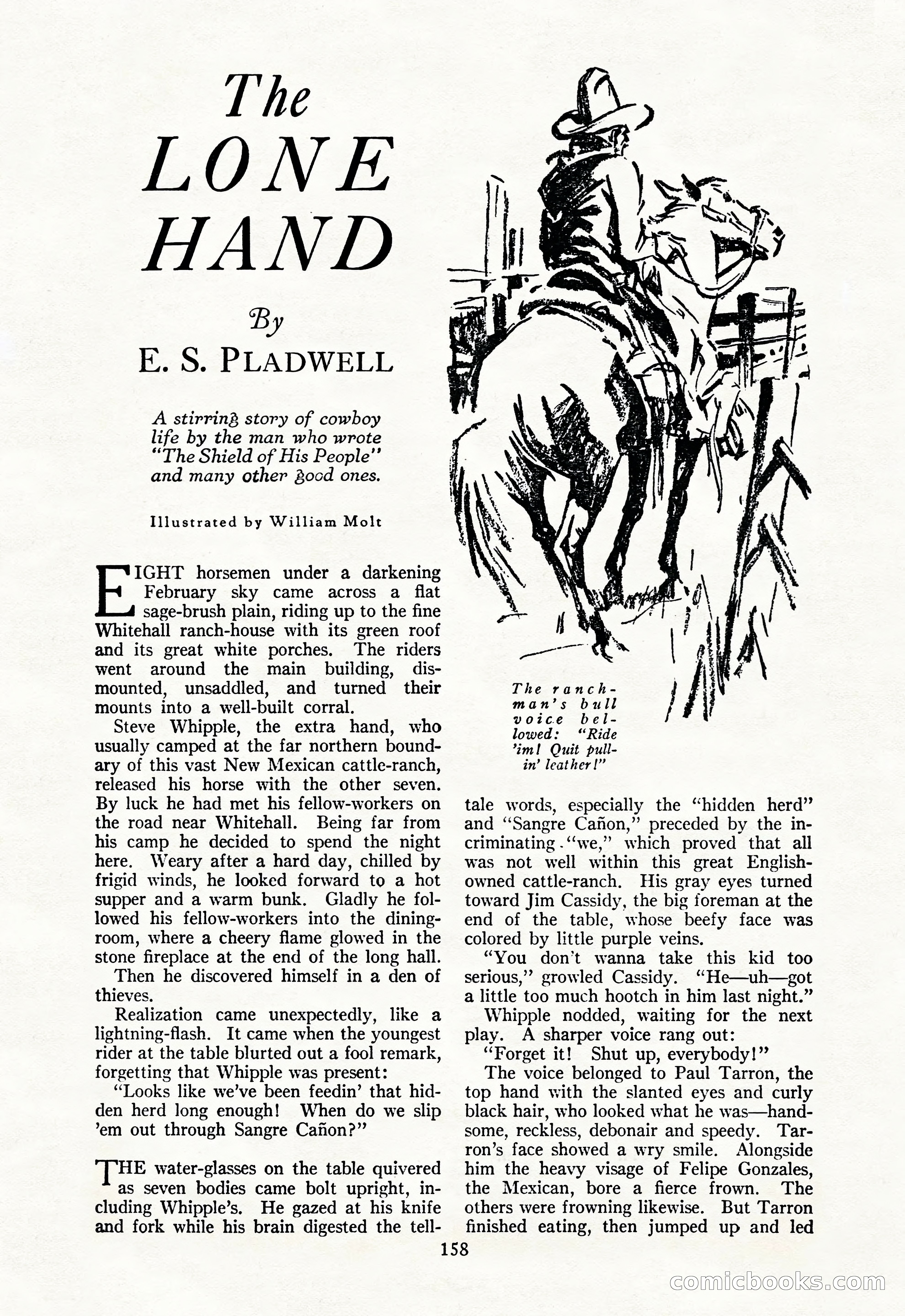The Illustrated Blue Book Magazine, July 1928 — page 160 of 204