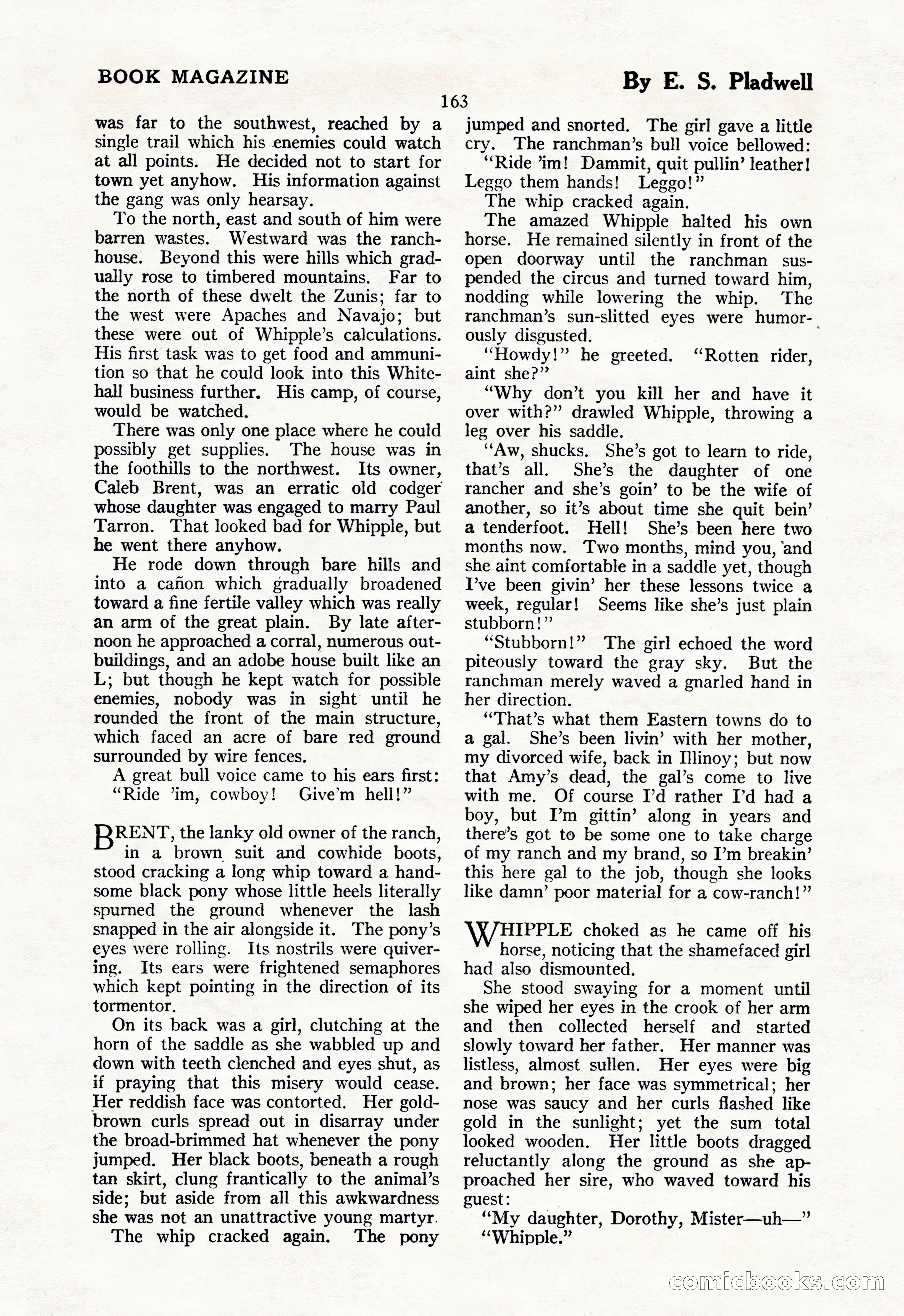 The Illustrated Blue Book Magazine, July 1928 — page 165 of 204