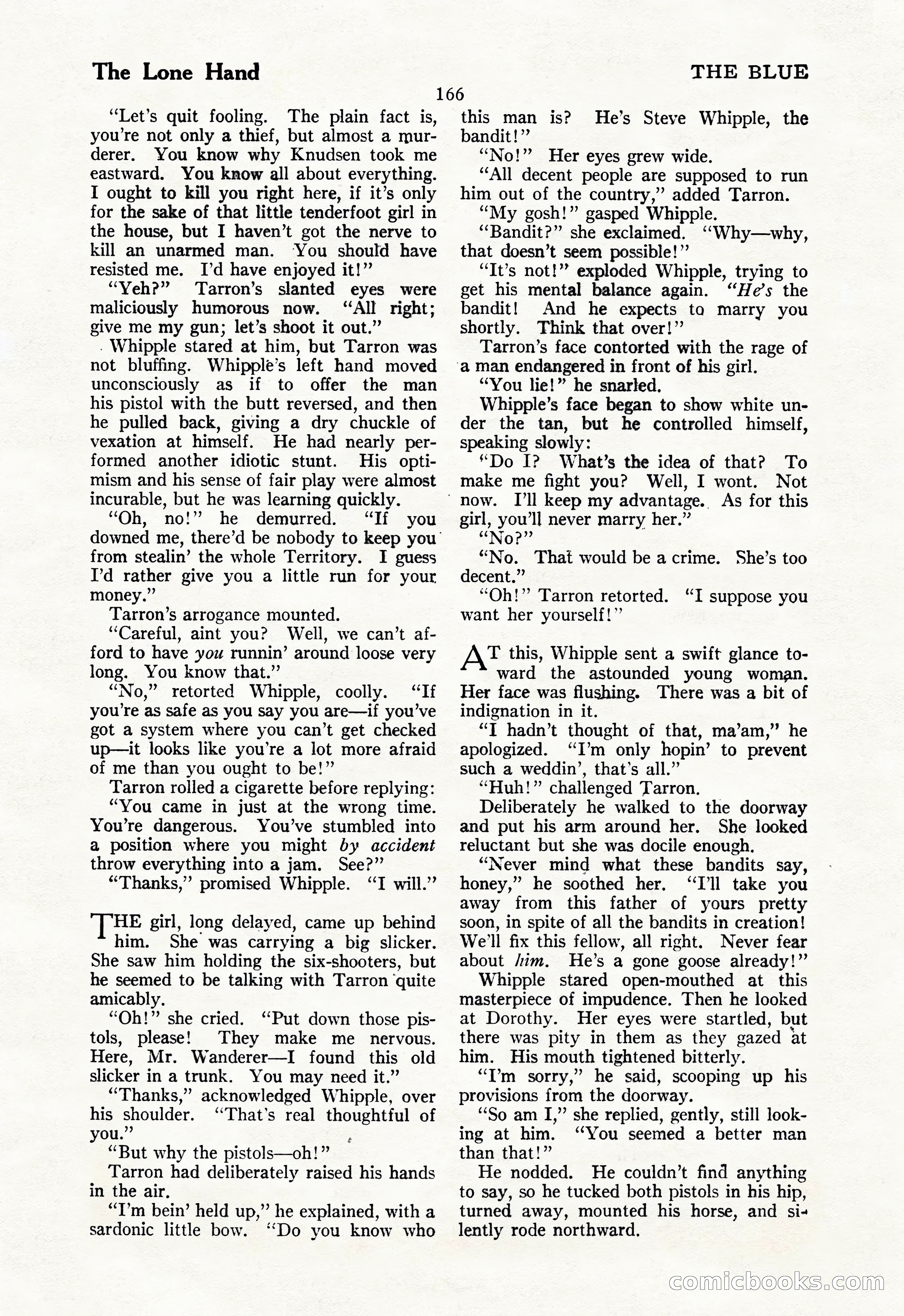The Illustrated Blue Book Magazine, July 1928 — page 168 of 204