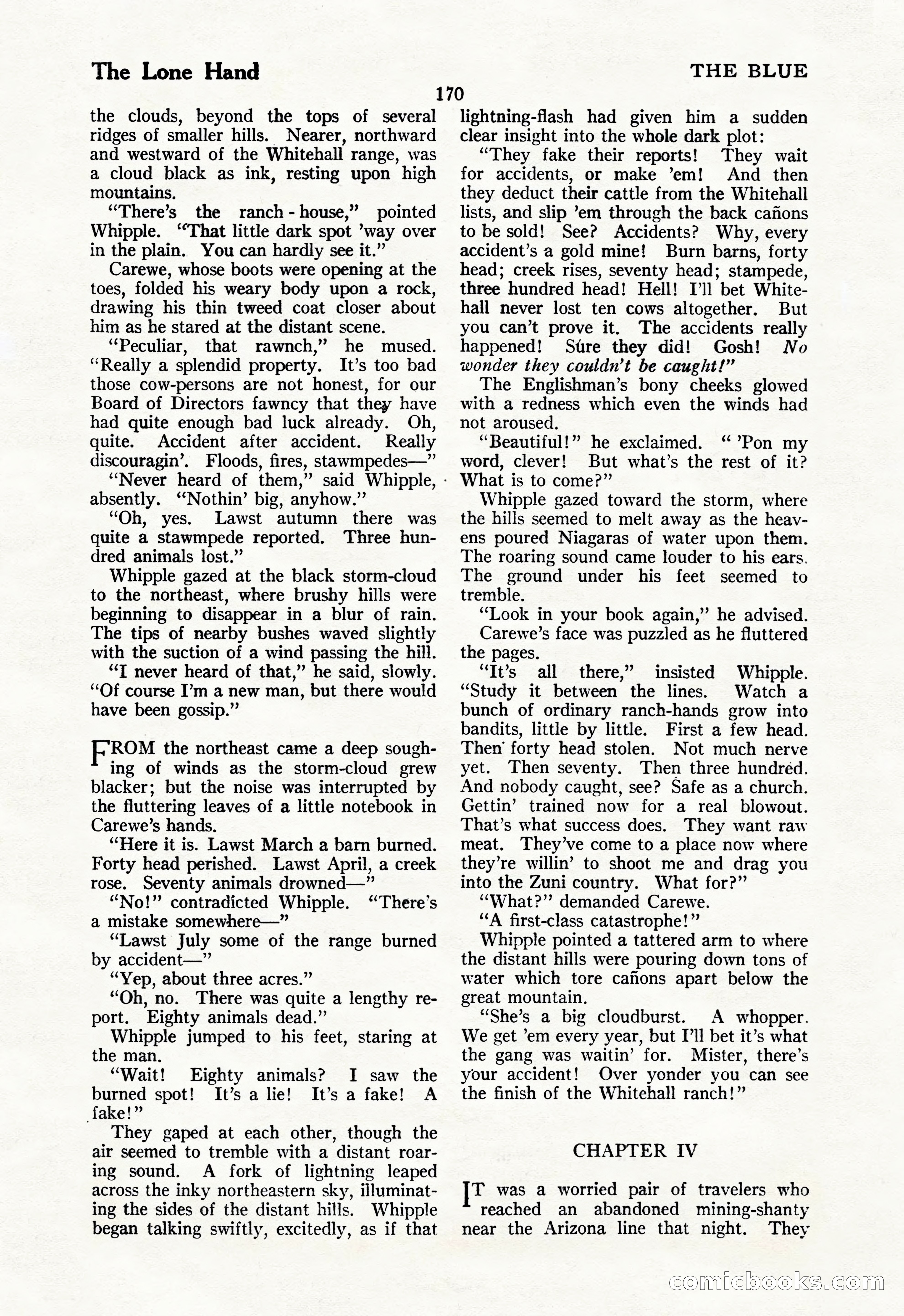 The Illustrated Blue Book Magazine, July 1928 — page 172 of 204