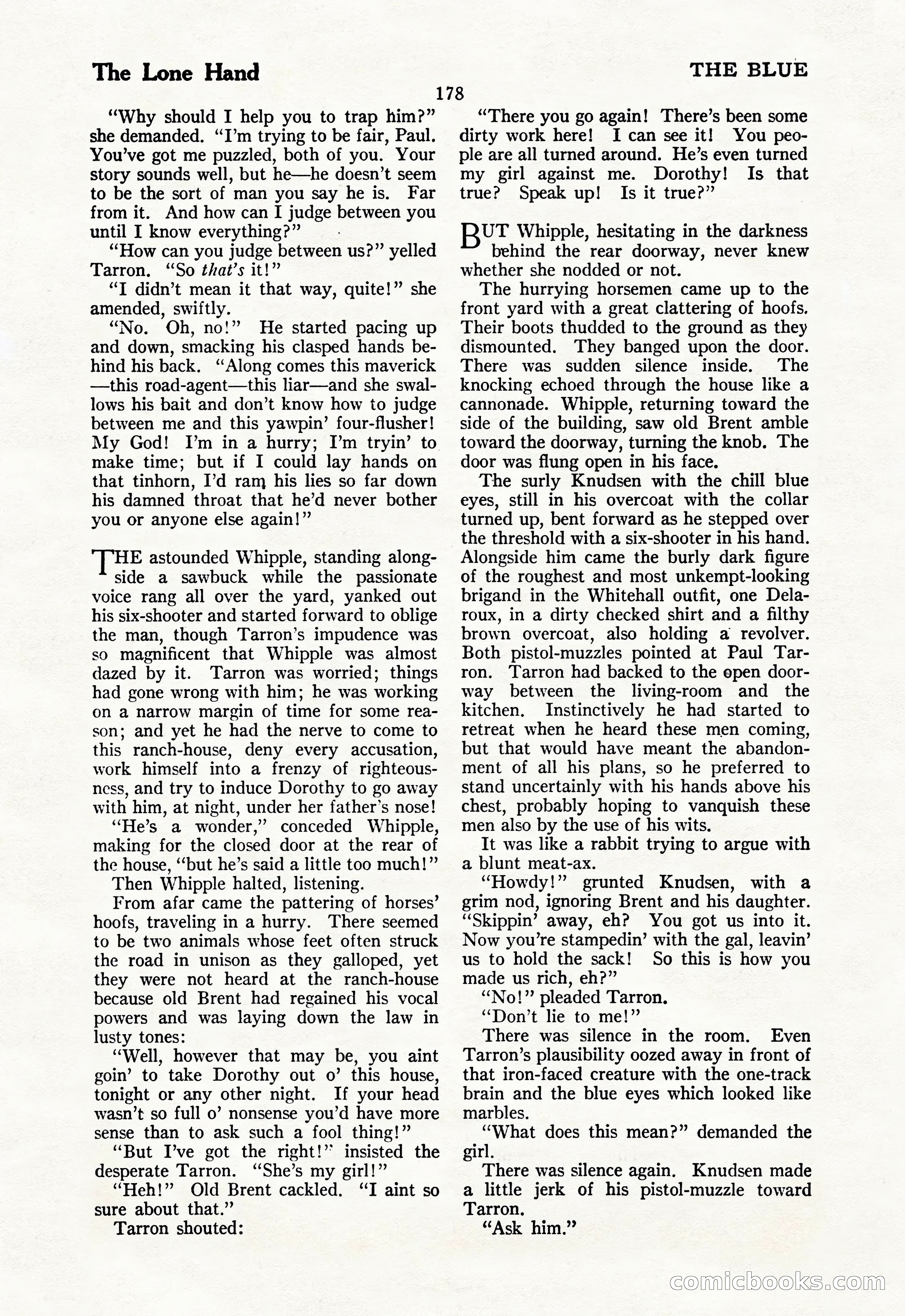 The Illustrated Blue Book Magazine, July 1928 — page 180 of 204