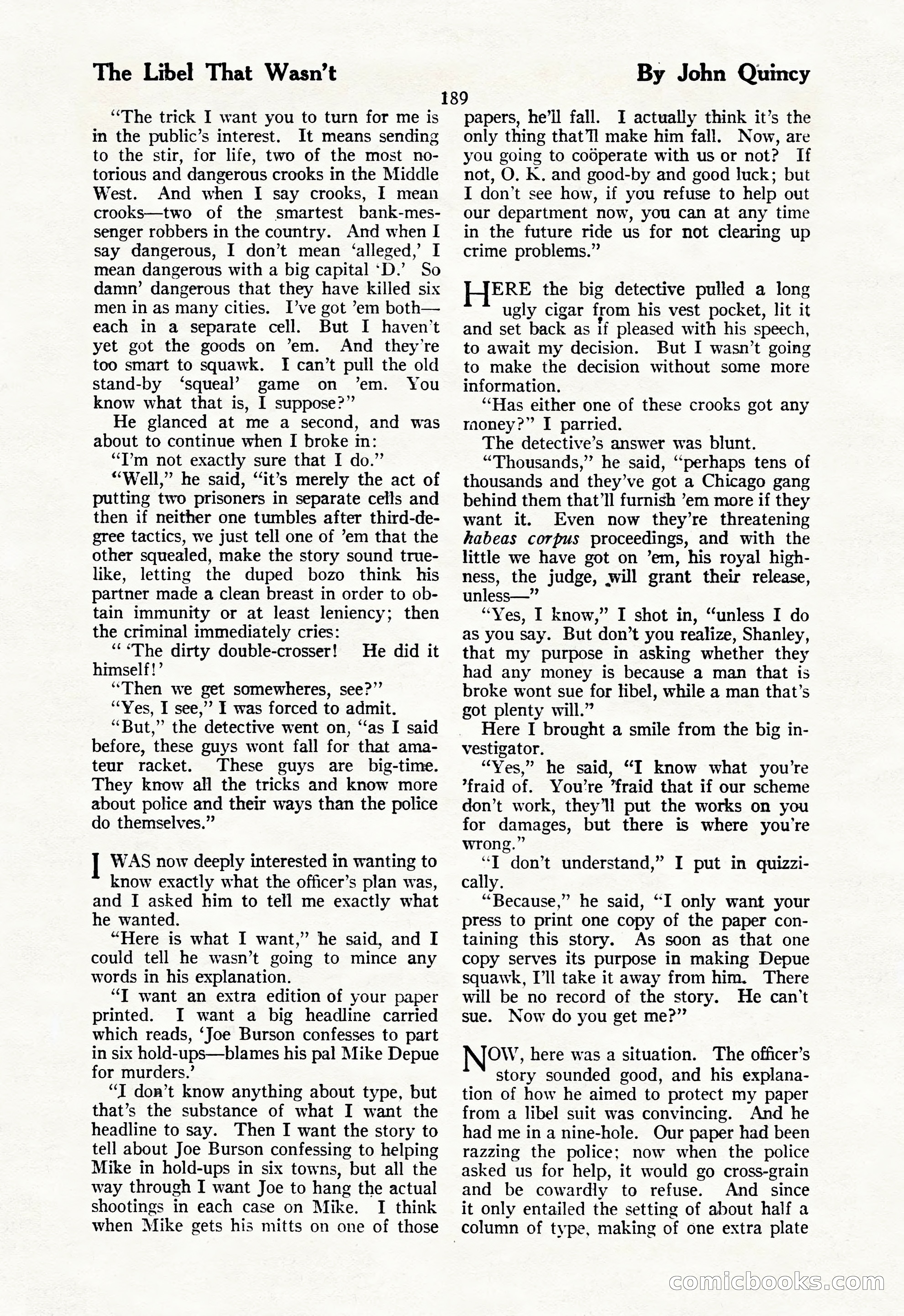 The Illustrated Blue Book Magazine, July 1928 — page 191 of 204