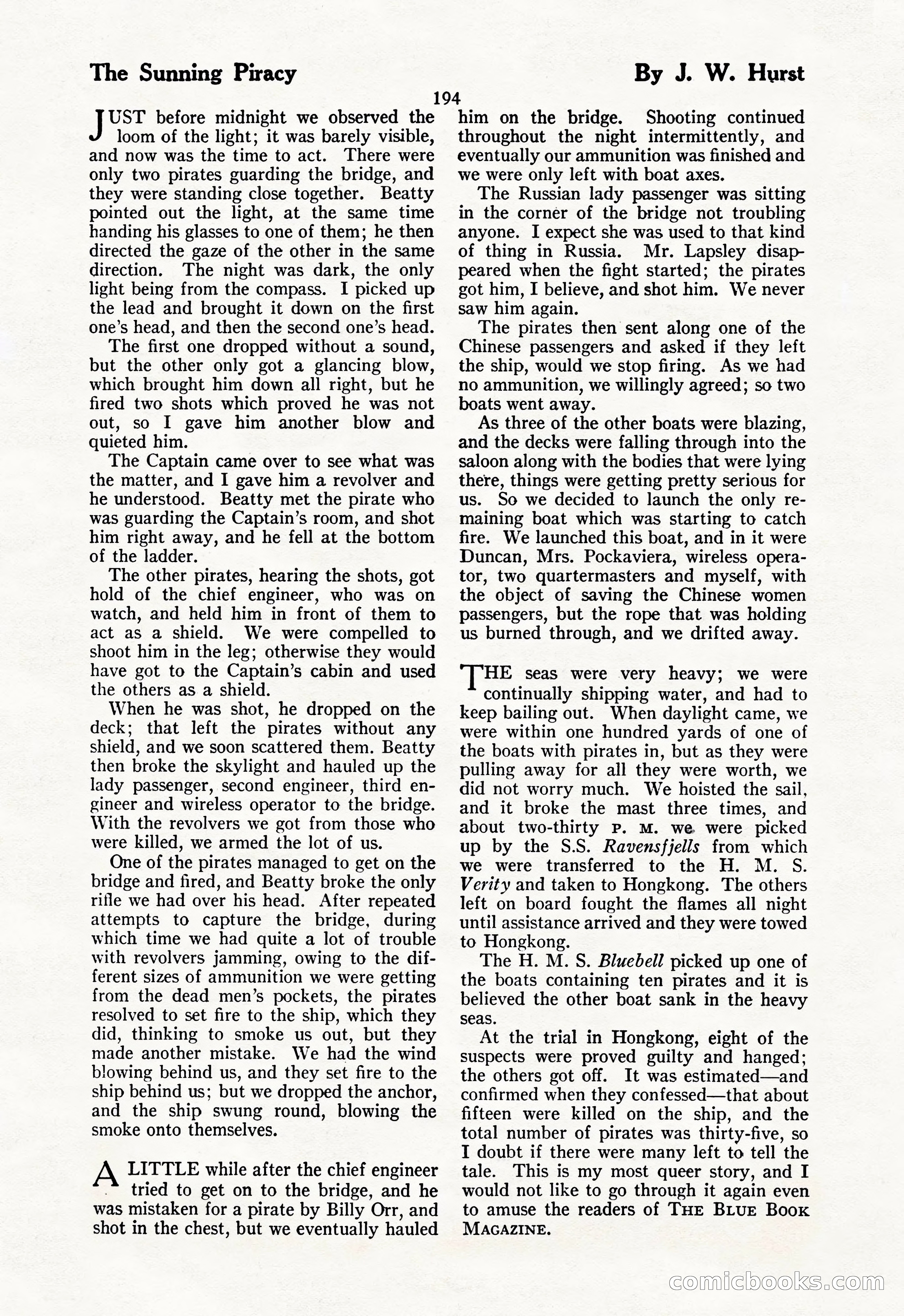 The Illustrated Blue Book Magazine, July 1928 — page 196 of 204