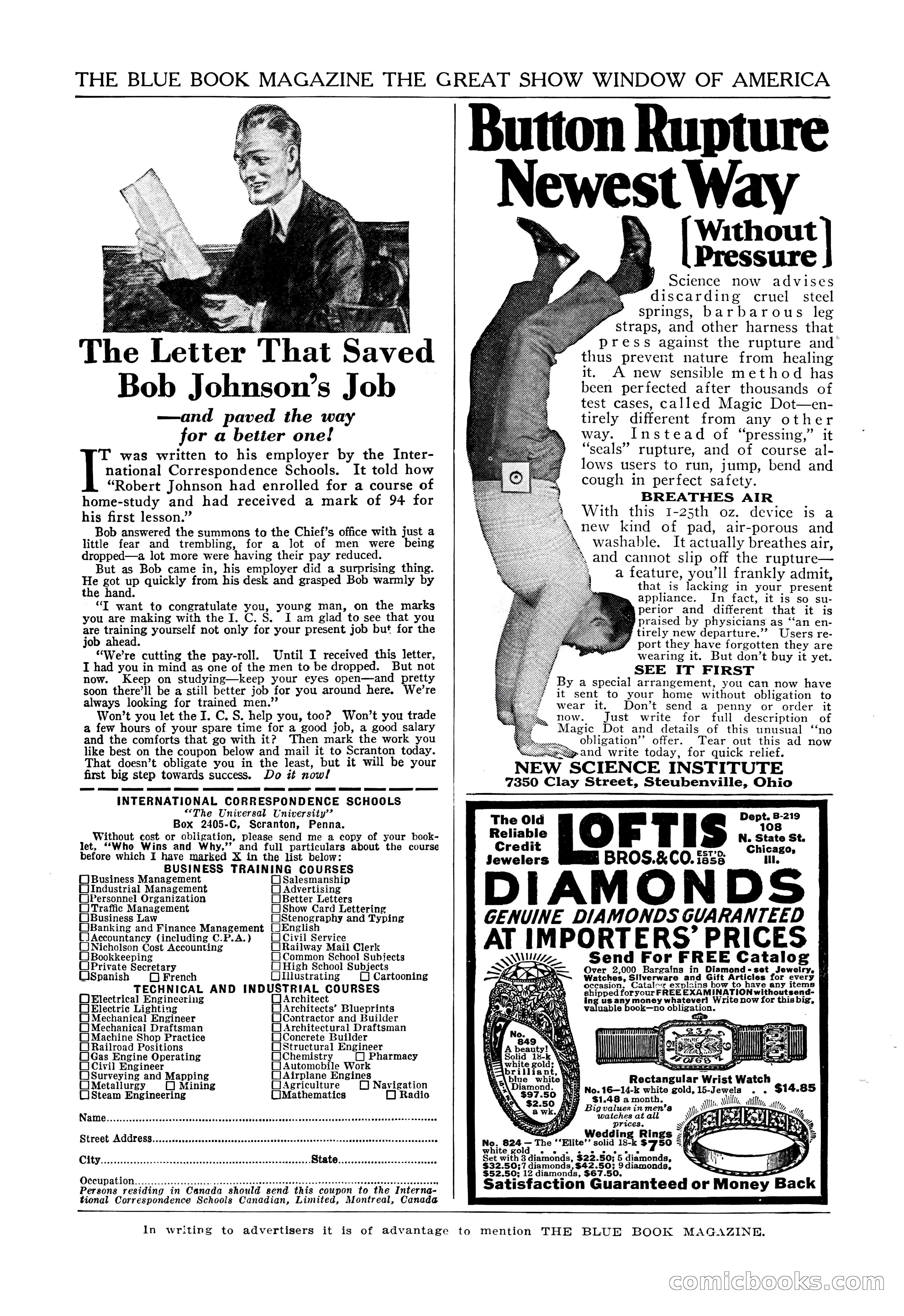 The Illustrated Blue Book Magazine, July 1928 — page 200 of 204