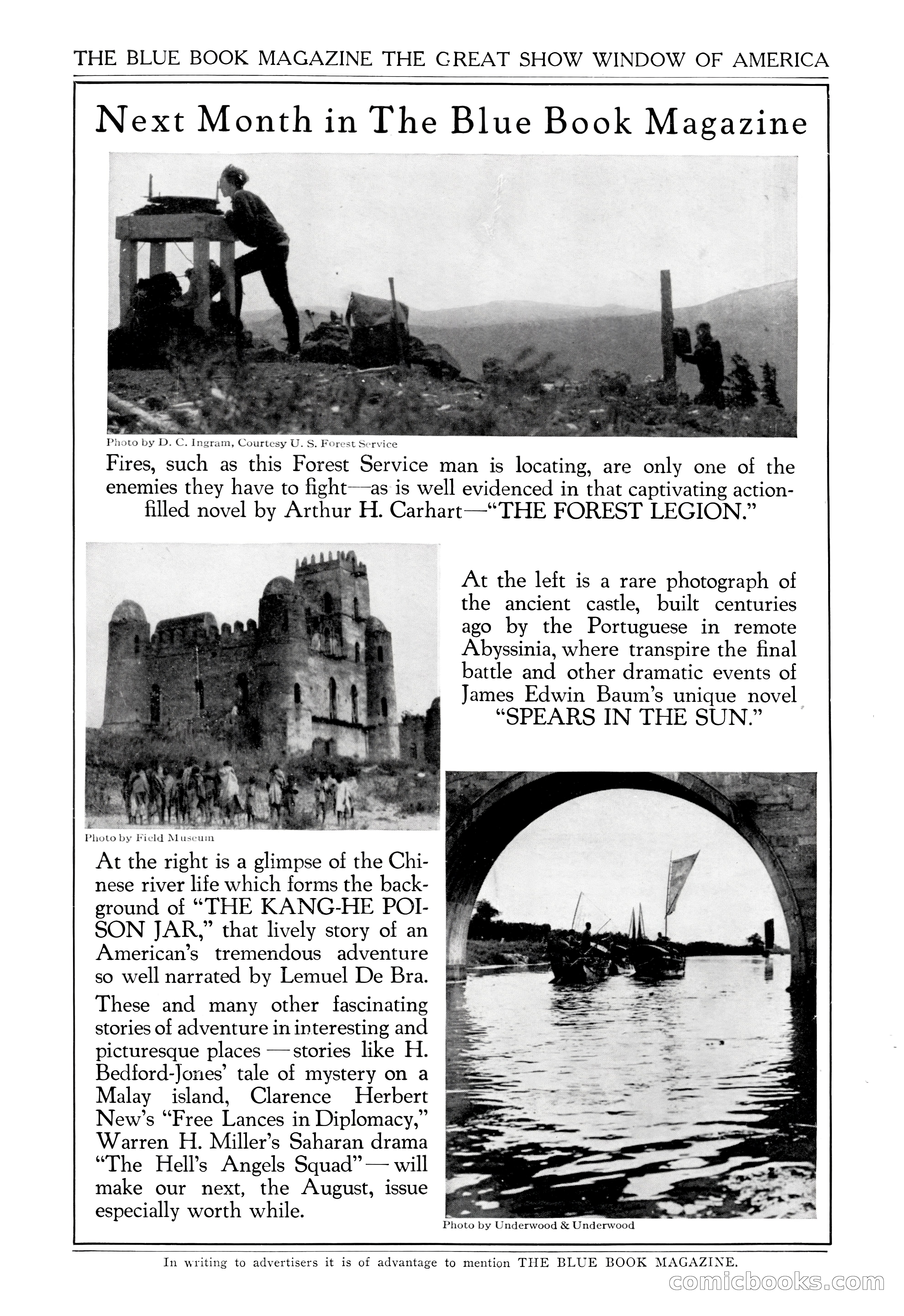 The Illustrated Blue Book Magazine, July 1928 — page 203 of 204