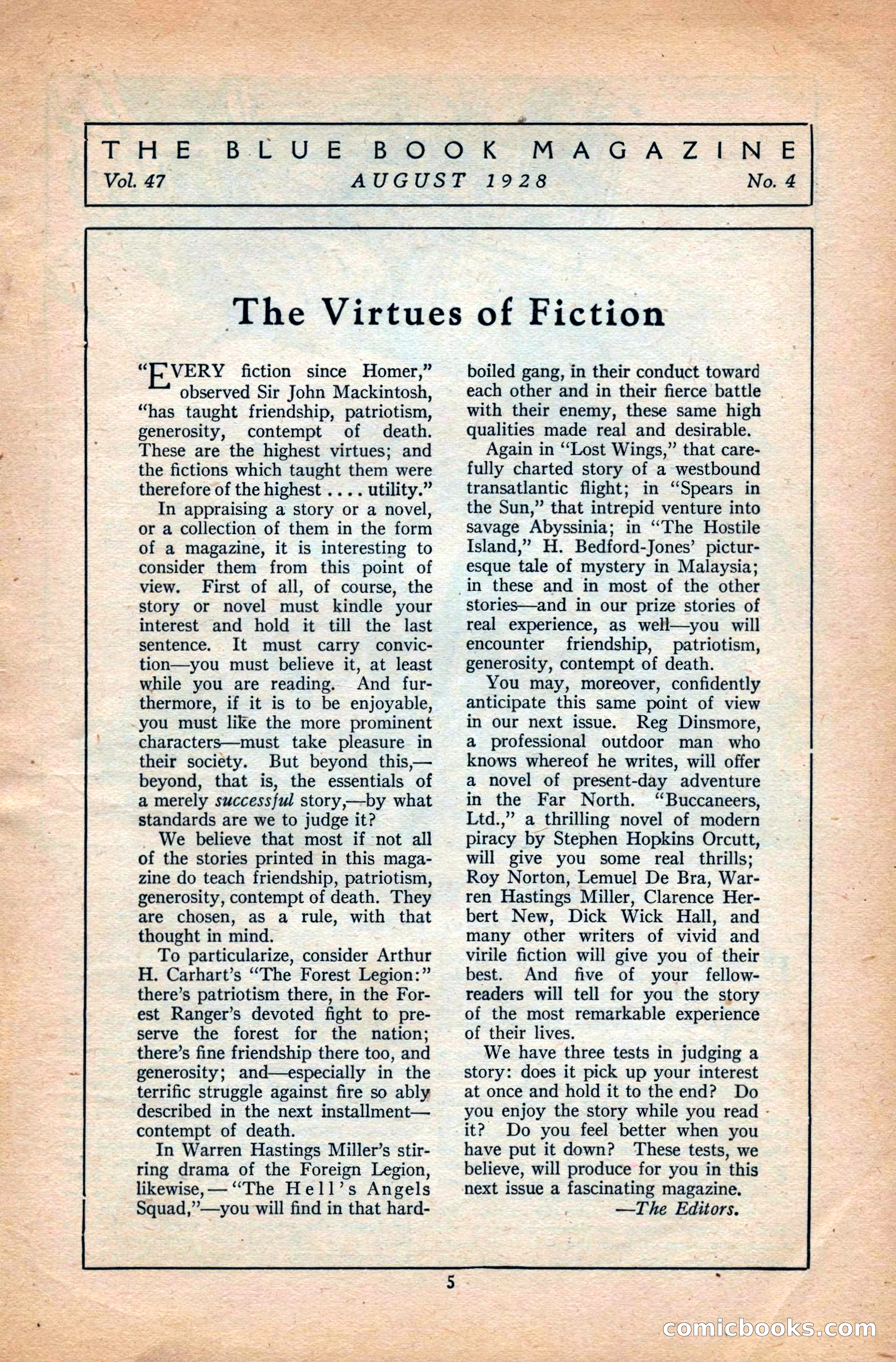 The Illustrated Blue Book Magazine — page 7 of 204