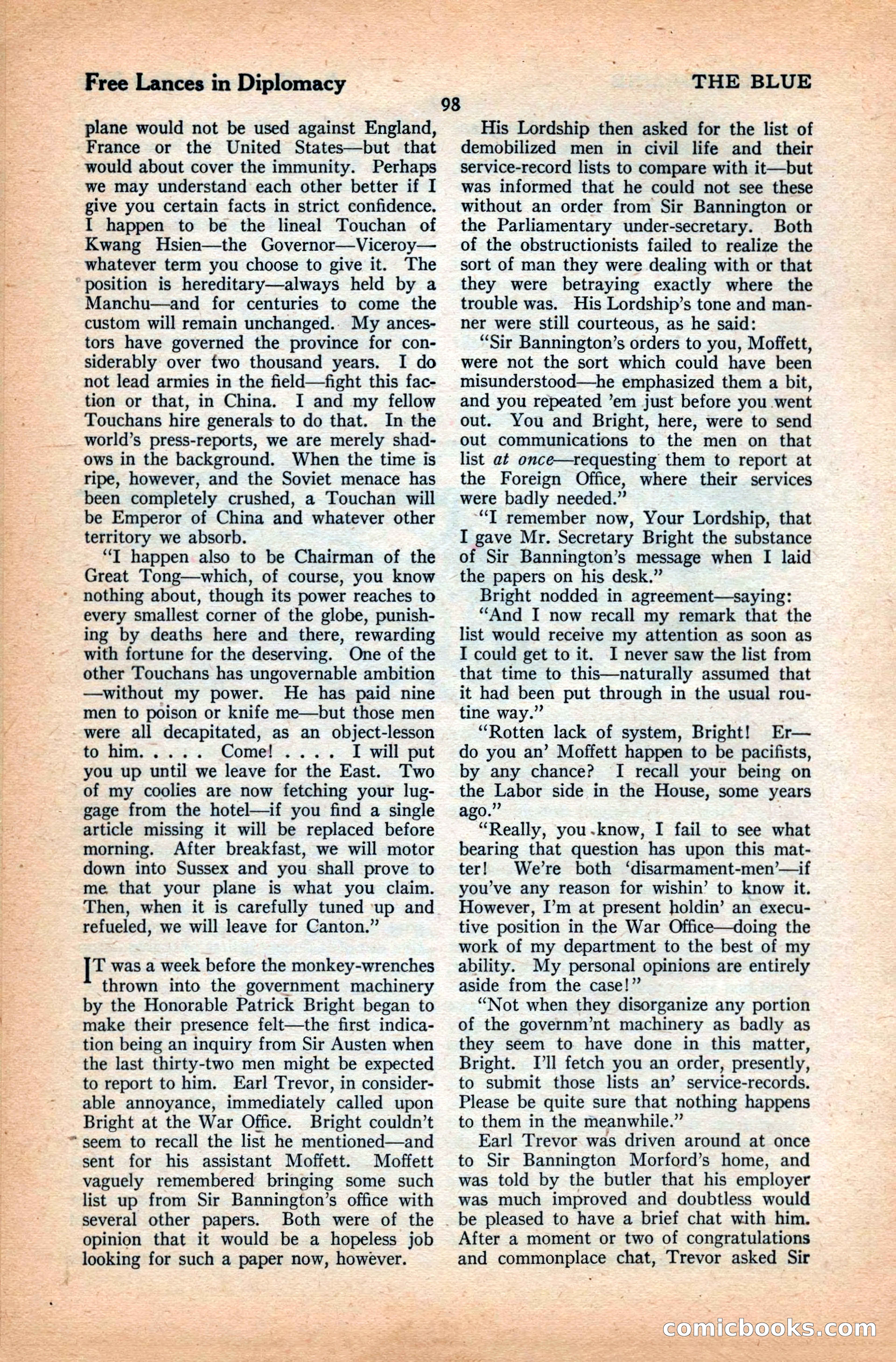 The Illustrated Blue Book Magazine — page 100 of 204