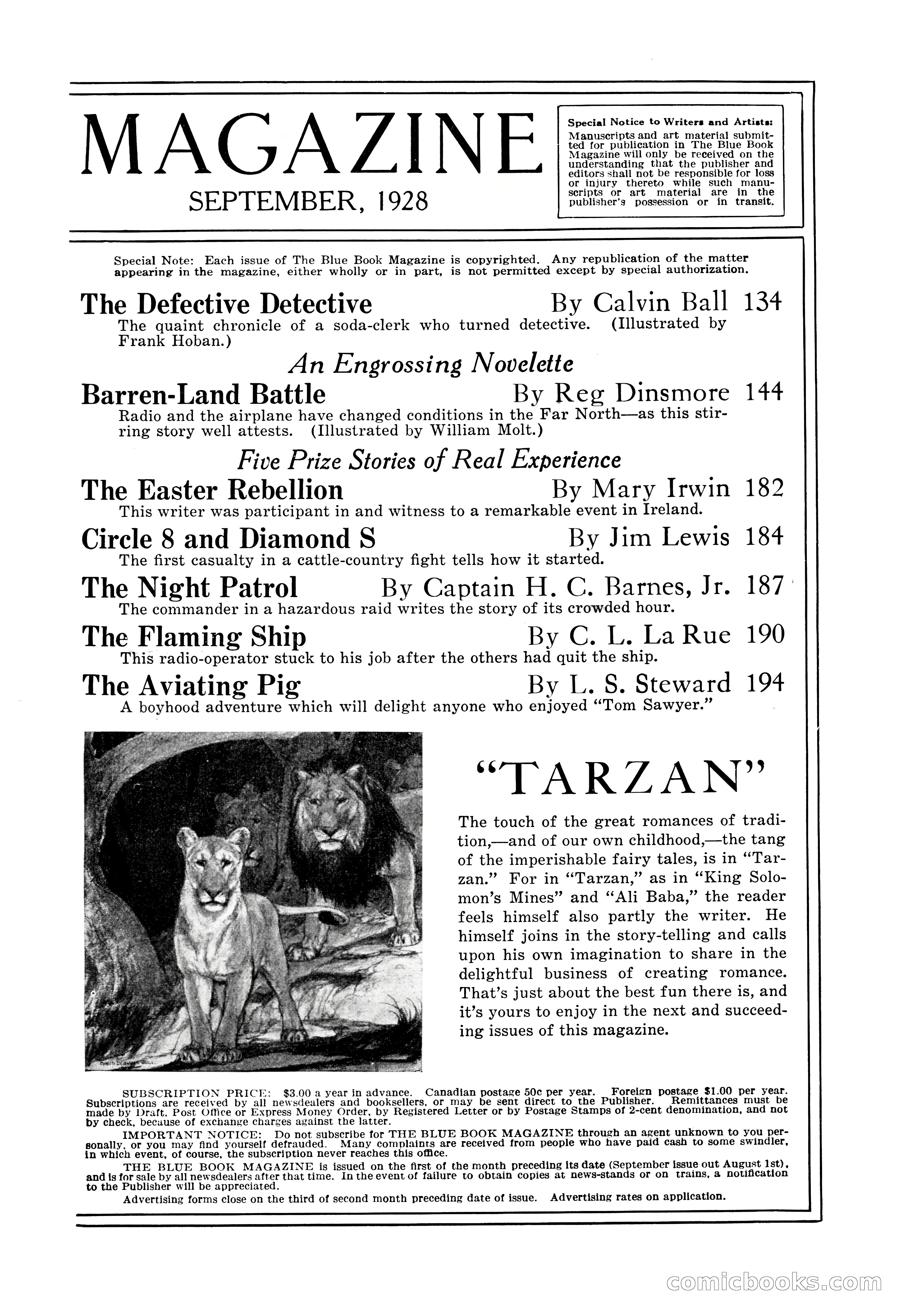 The Illustrated Blue Book Magazine, September 1928 — page 5 of 204