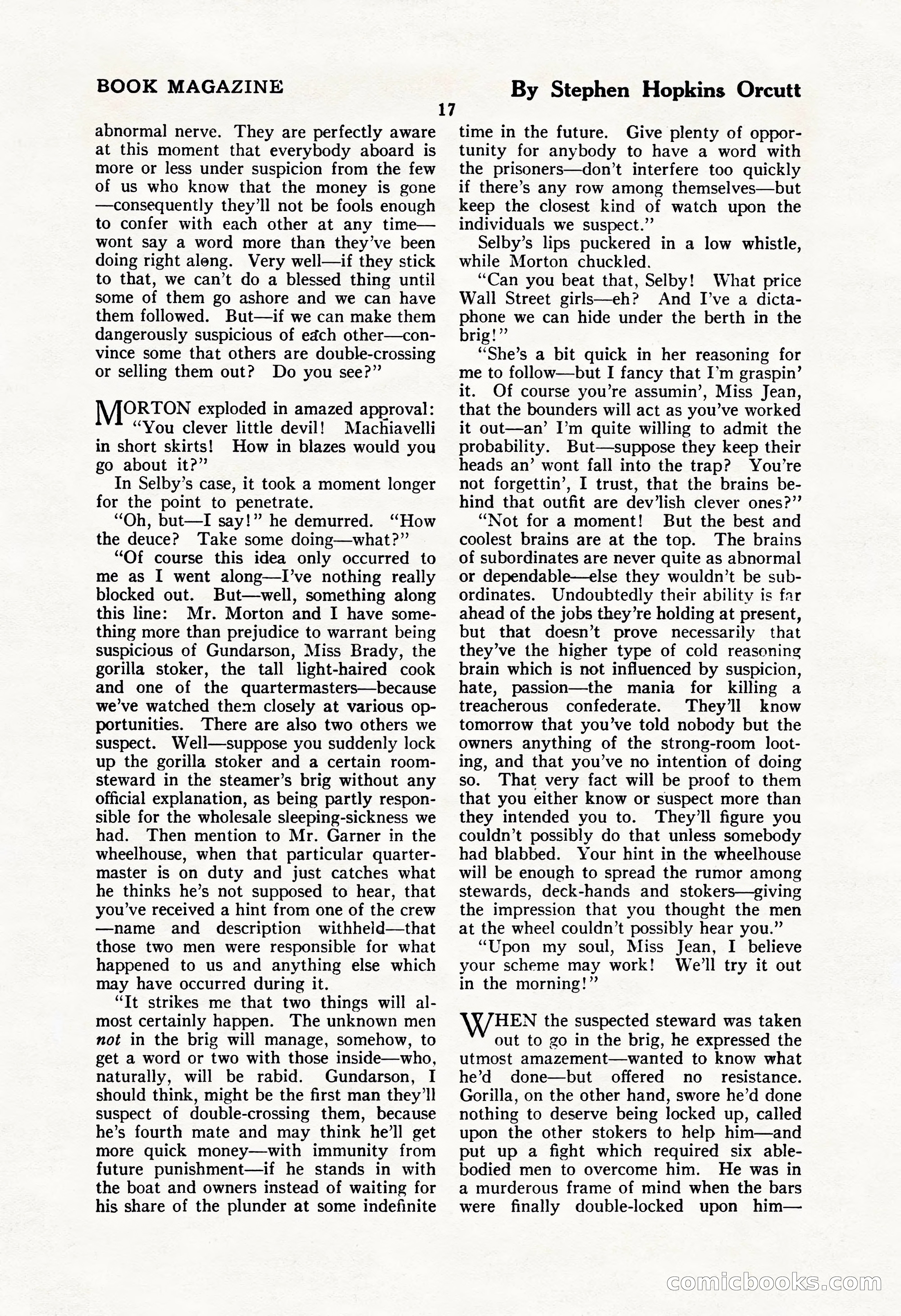 The Illustrated Blue Book Magazine, September 1928 — page 19 of 204