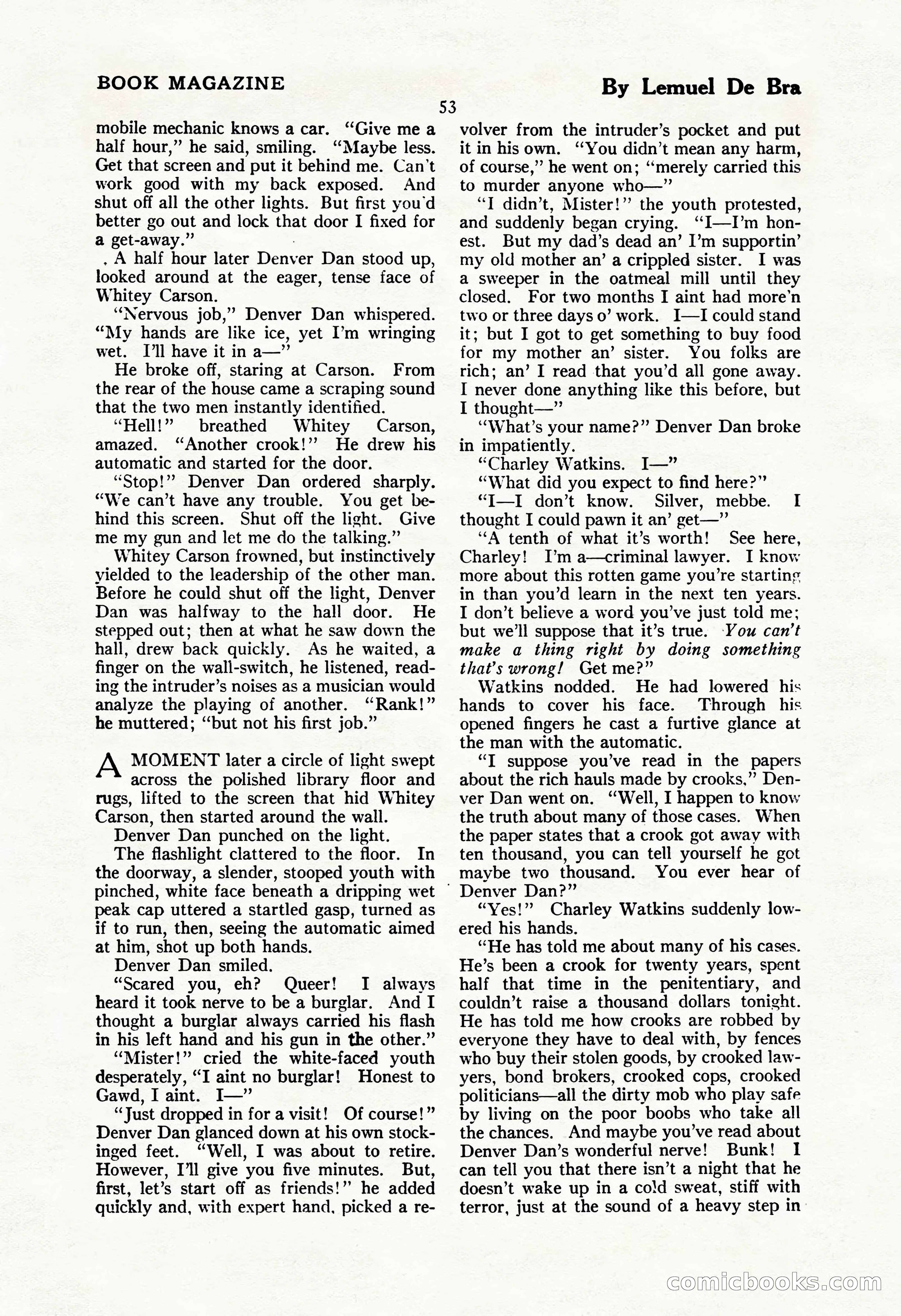 The Illustrated Blue Book Magazine, September 1928 — page 55 of 204