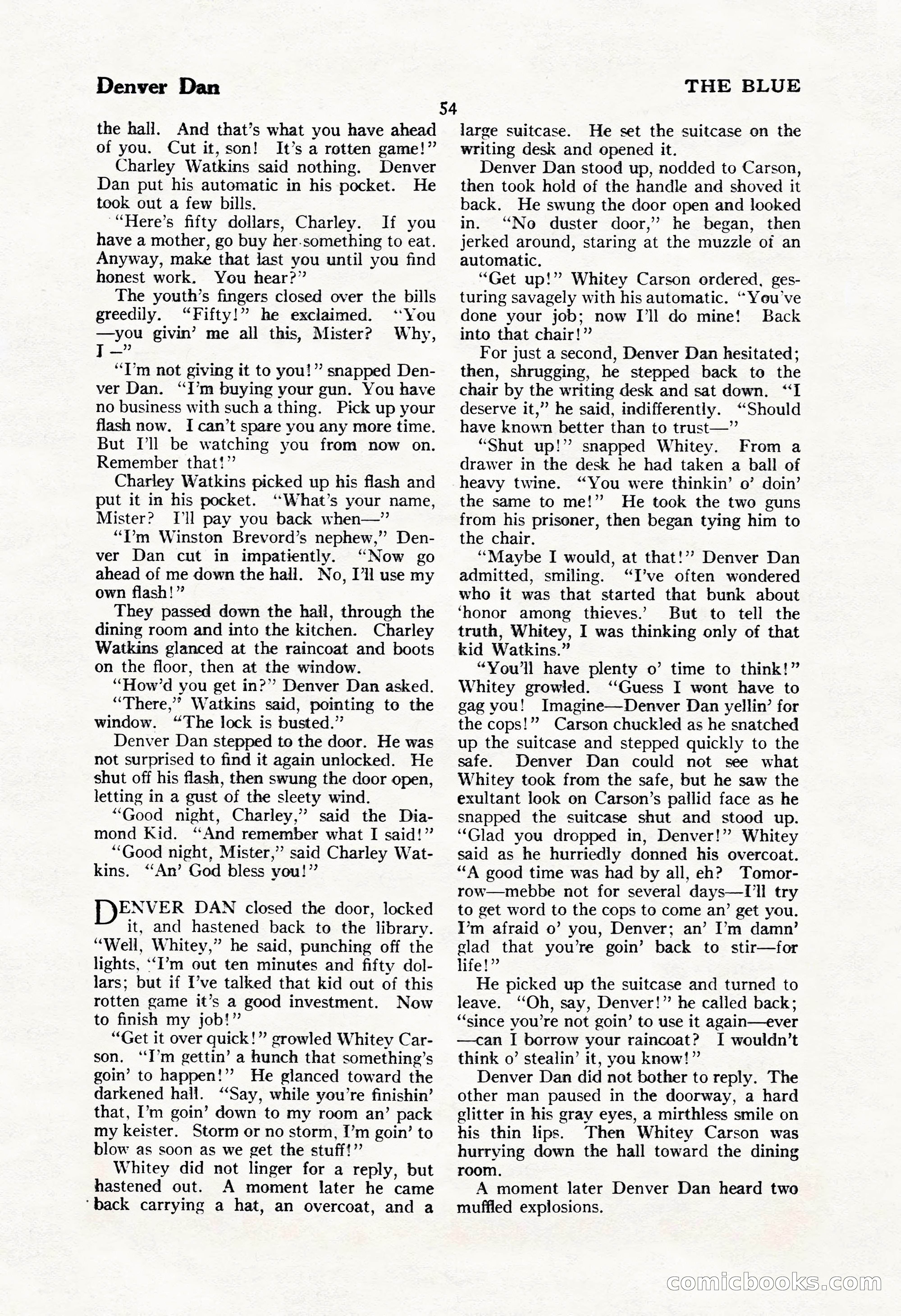 The Illustrated Blue Book Magazine, September 1928 — page 56 of 204