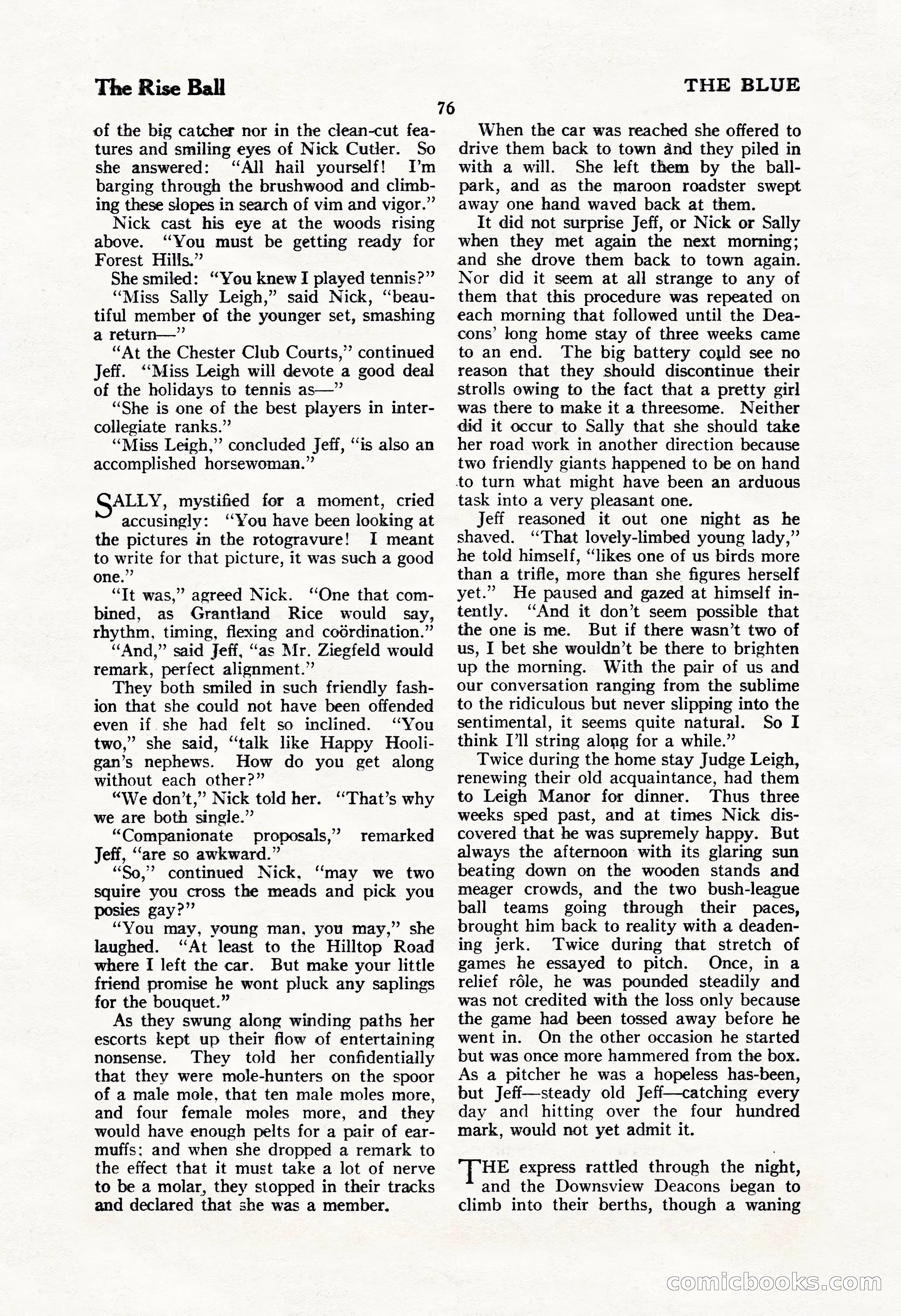 The Illustrated Blue Book Magazine, September 1928 — page 78 of 204