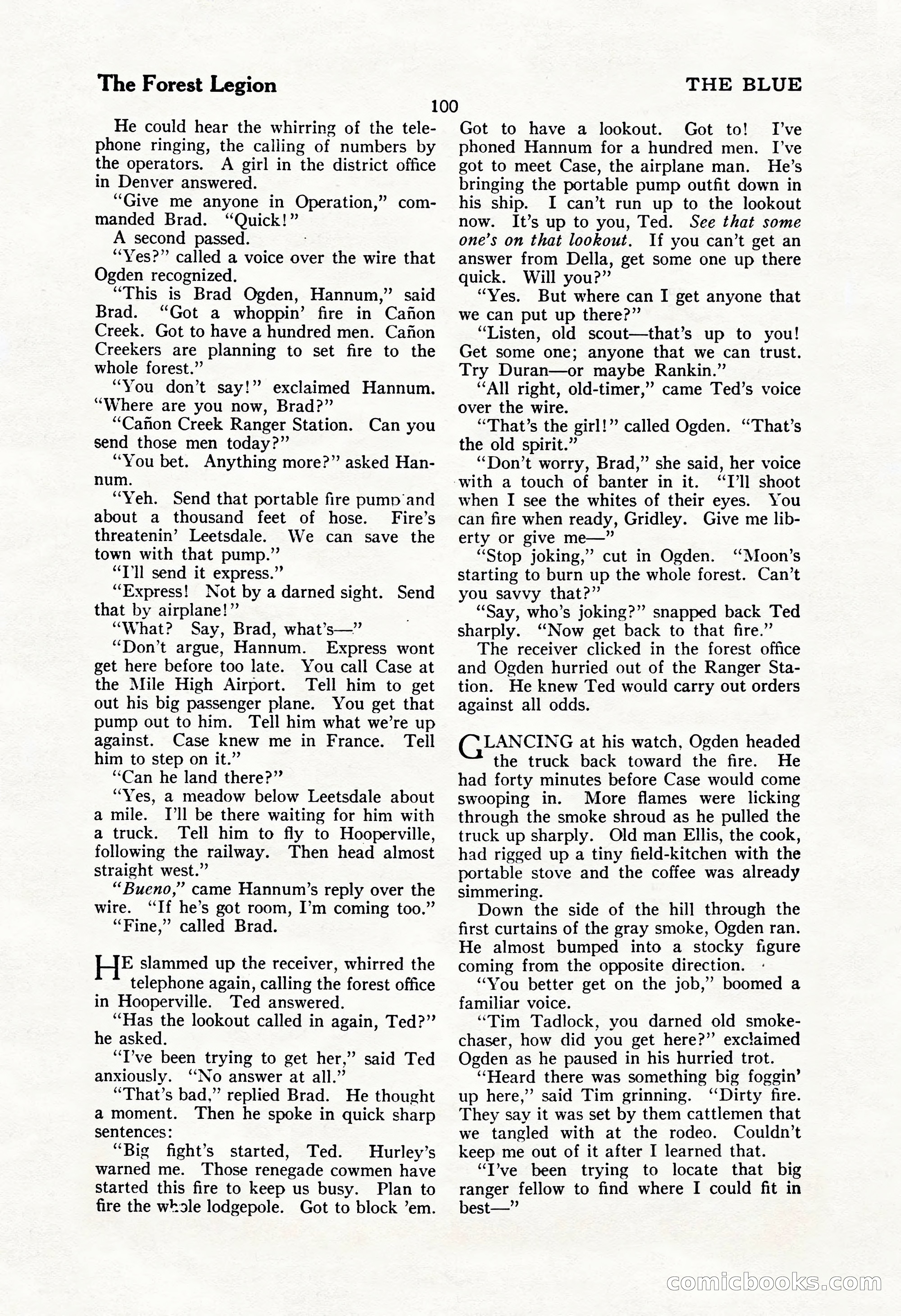 The Illustrated Blue Book Magazine, September 1928 — page 102 of 204