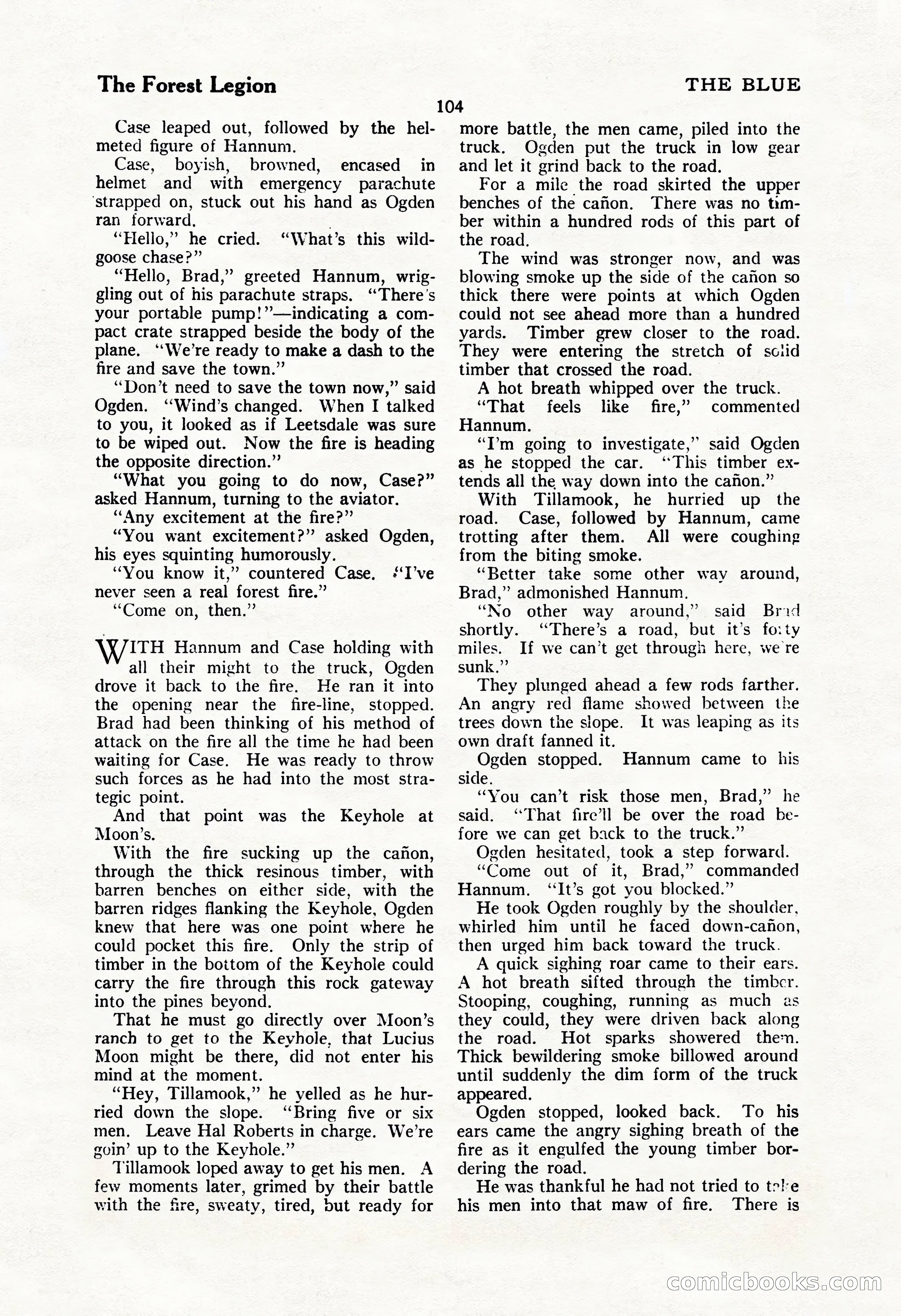 The Illustrated Blue Book Magazine, September 1928 — page 106 of 204