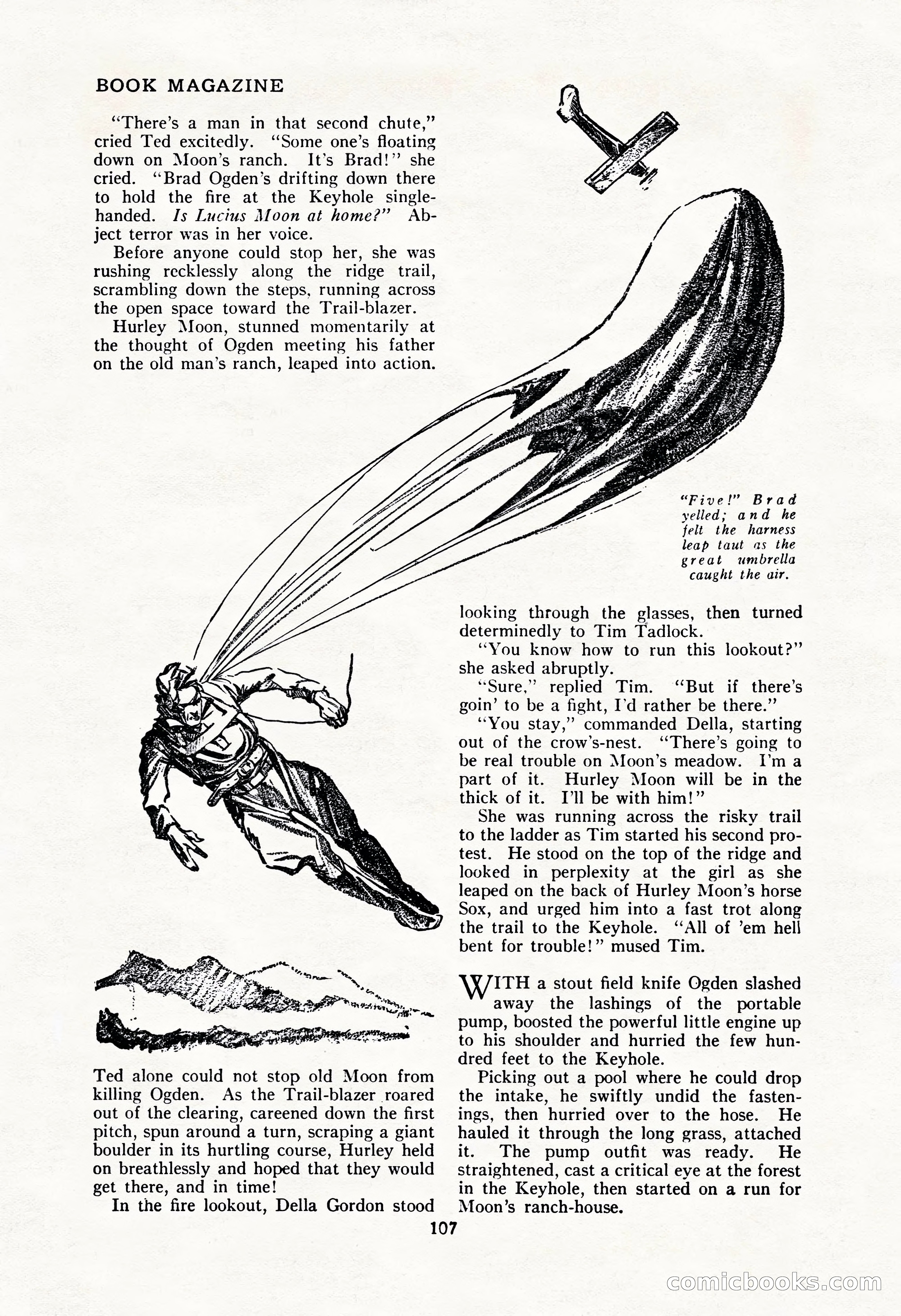 The Illustrated Blue Book Magazine, September 1928 — page 109 of 204