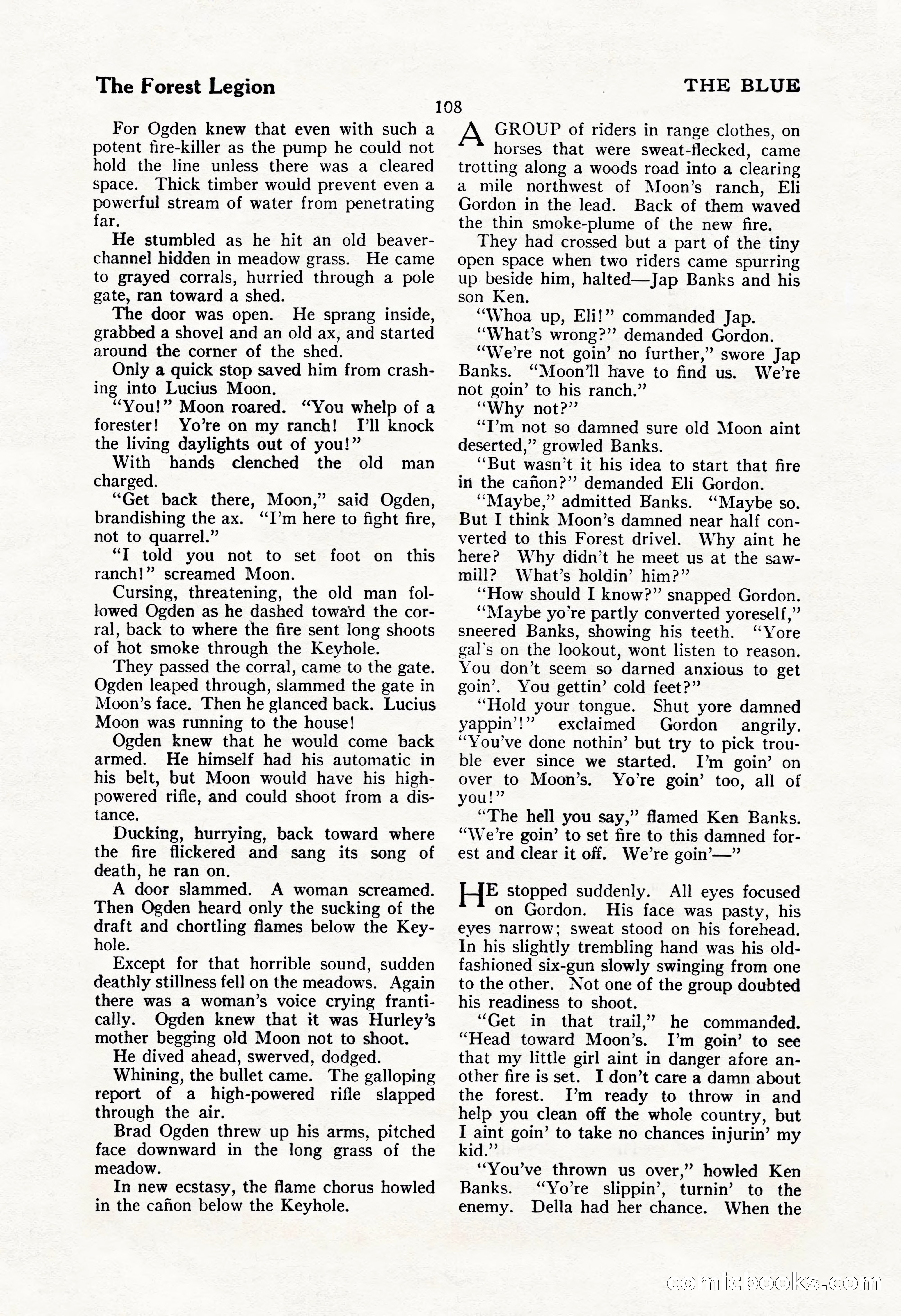 The Illustrated Blue Book Magazine, September 1928 — page 110 of 204