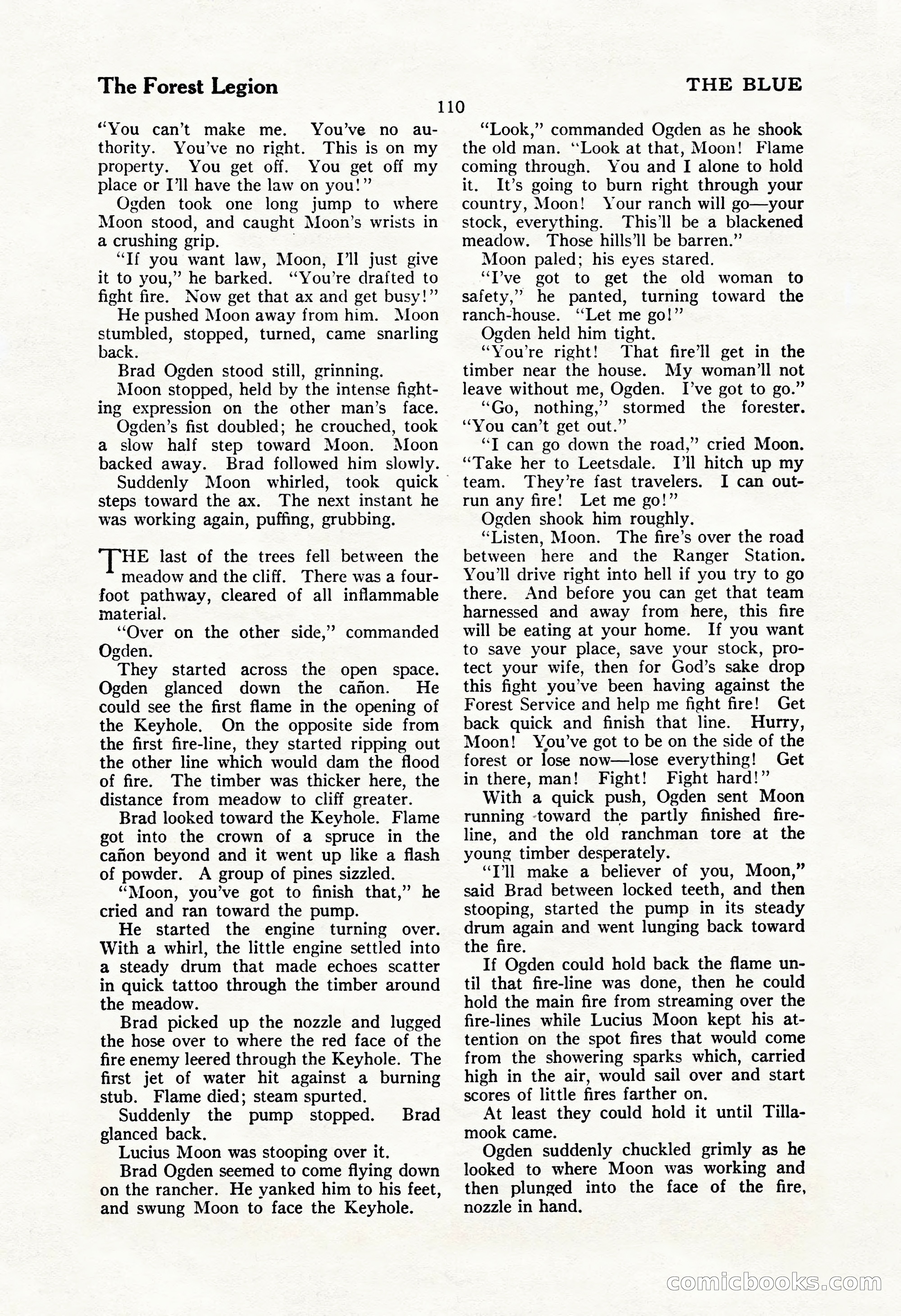 The Illustrated Blue Book Magazine, September 1928 — page 112 of 204