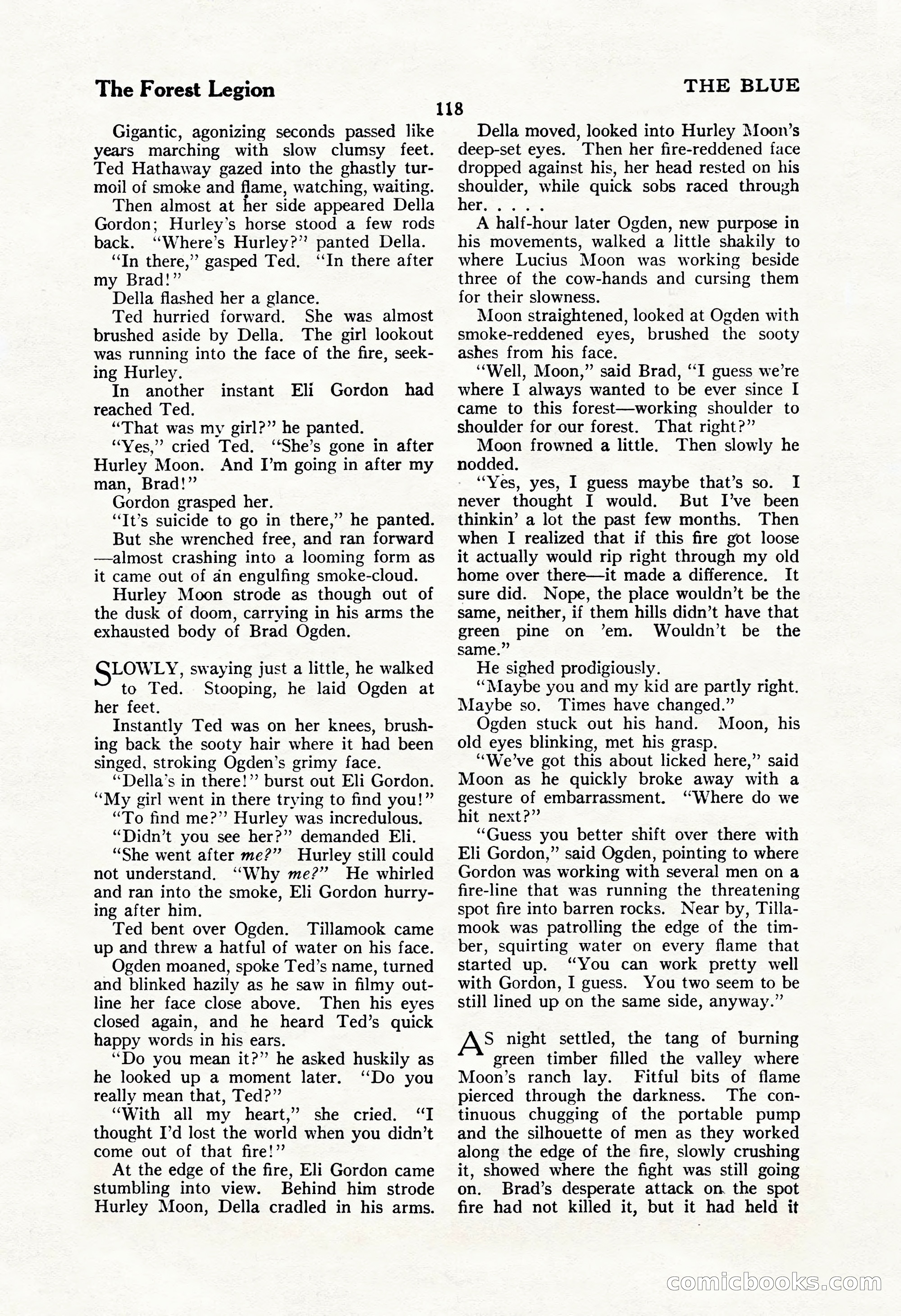 The Illustrated Blue Book Magazine, September 1928 — page 120 of 204