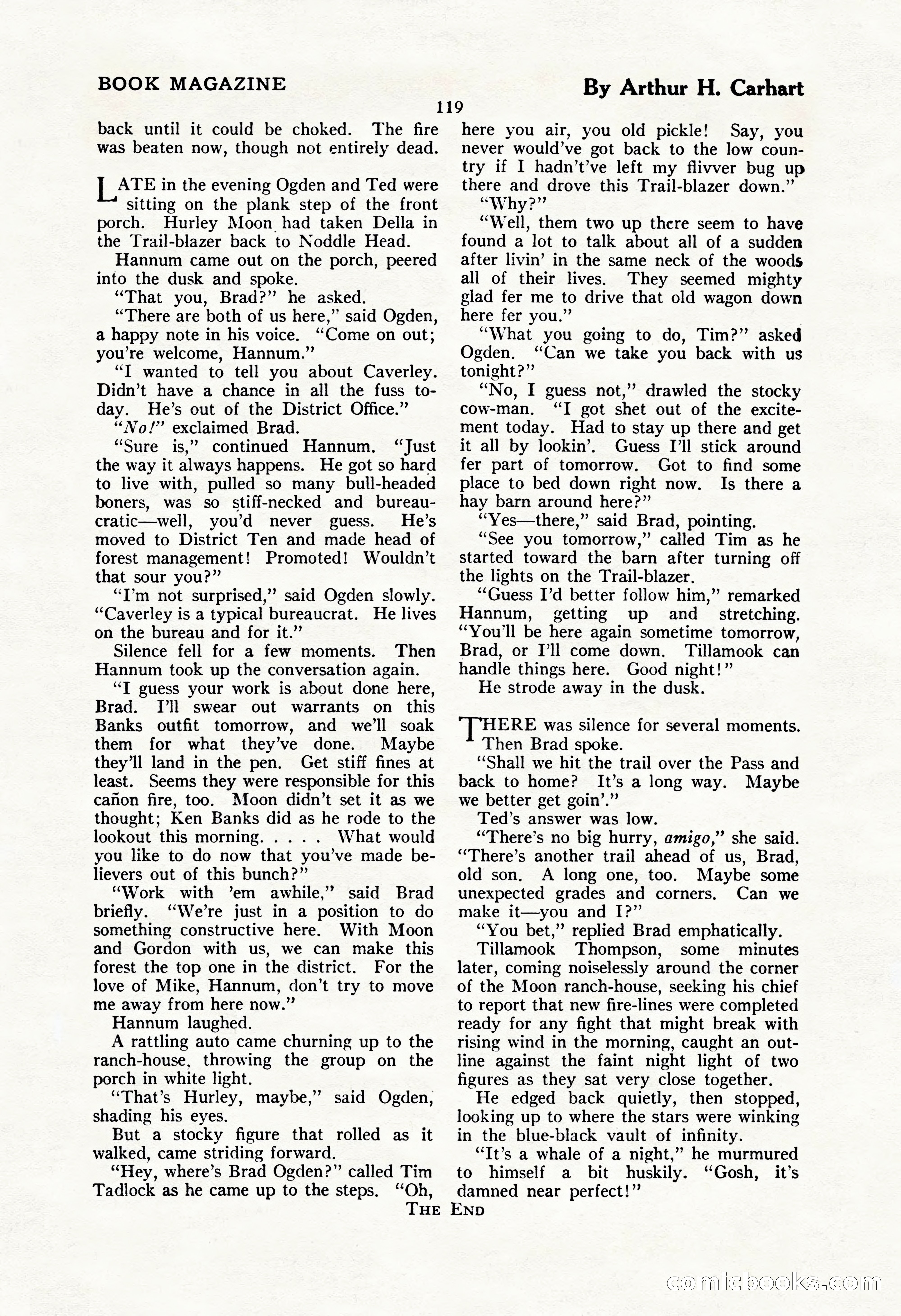 The Illustrated Blue Book Magazine, September 1928 — page 121 of 204