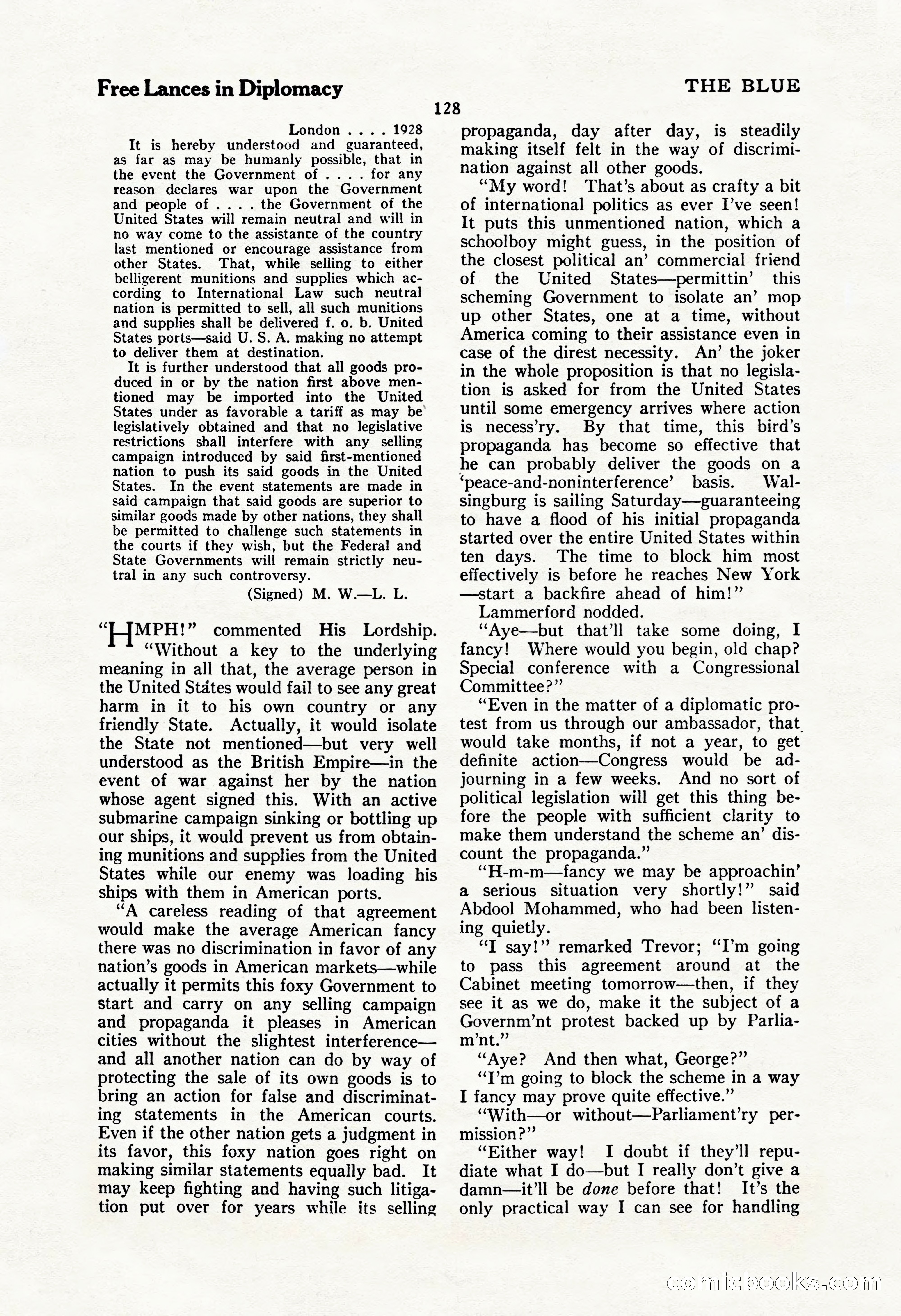 The Illustrated Blue Book Magazine, September 1928 — page 130 of 204