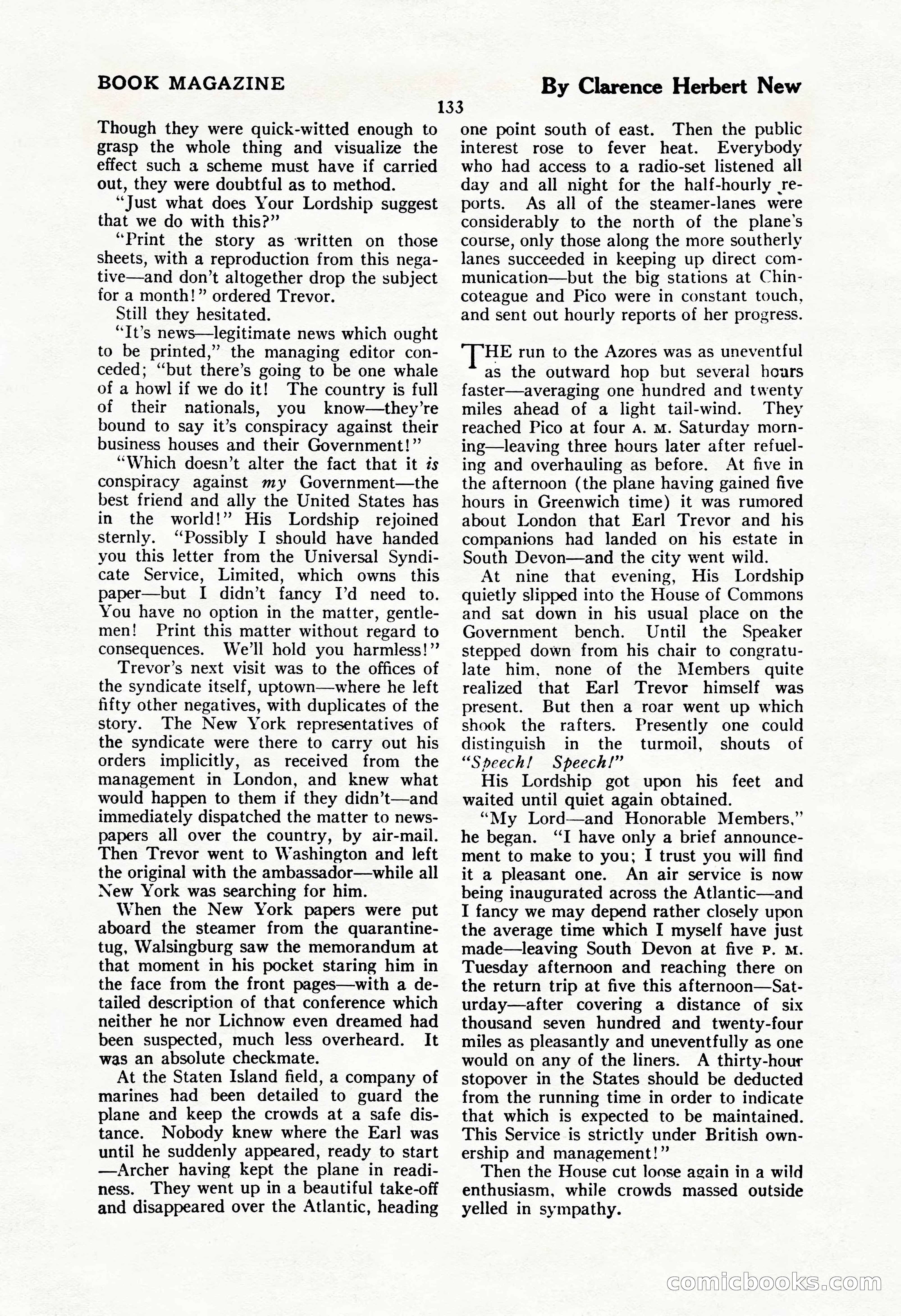 The Illustrated Blue Book Magazine, September 1928 — page 135 of 204