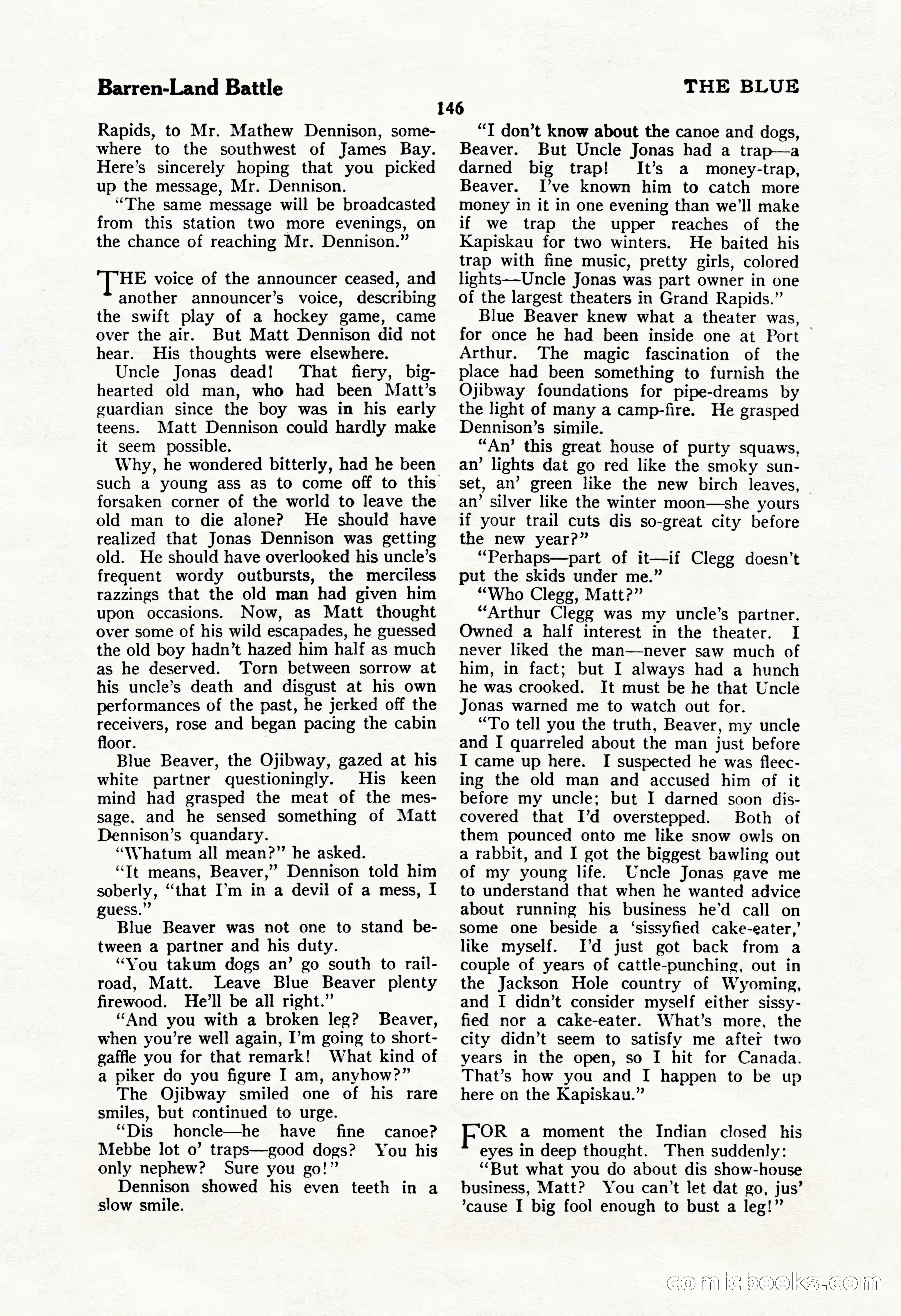 The Illustrated Blue Book Magazine, September 1928 — page 148 of 204