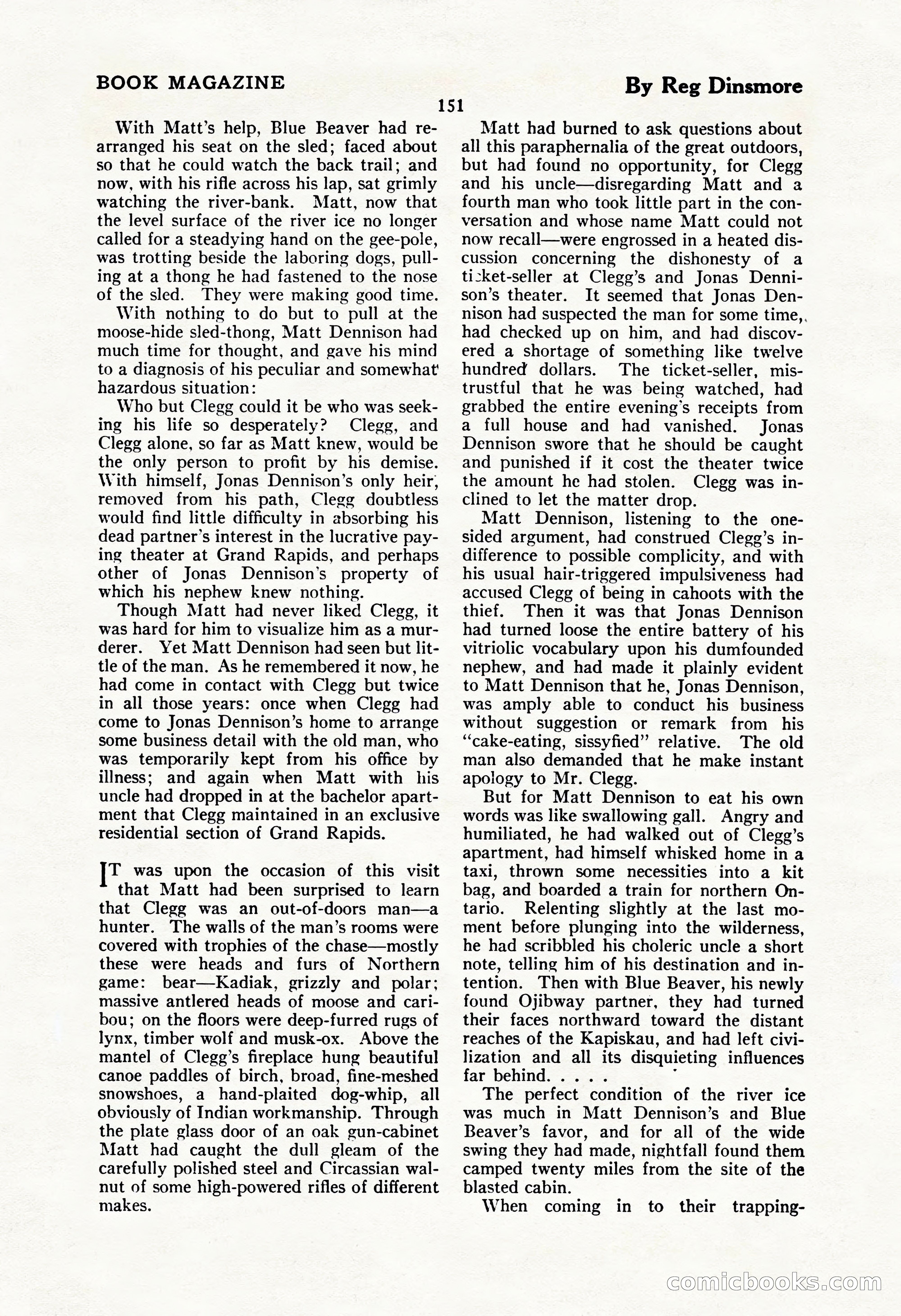 The Illustrated Blue Book Magazine, September 1928 — page 153 of 204