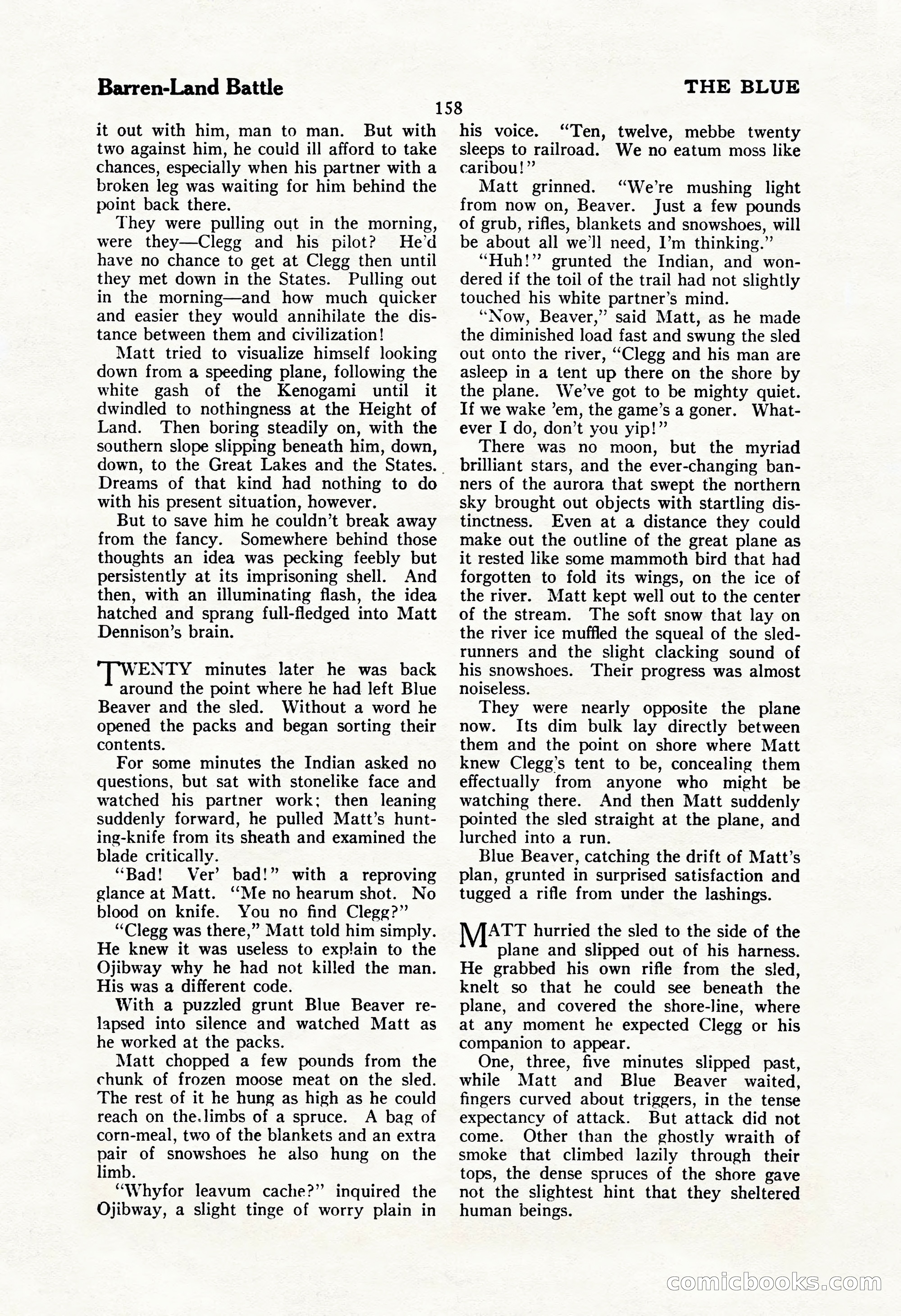 The Illustrated Blue Book Magazine, September 1928 — page 160 of 204