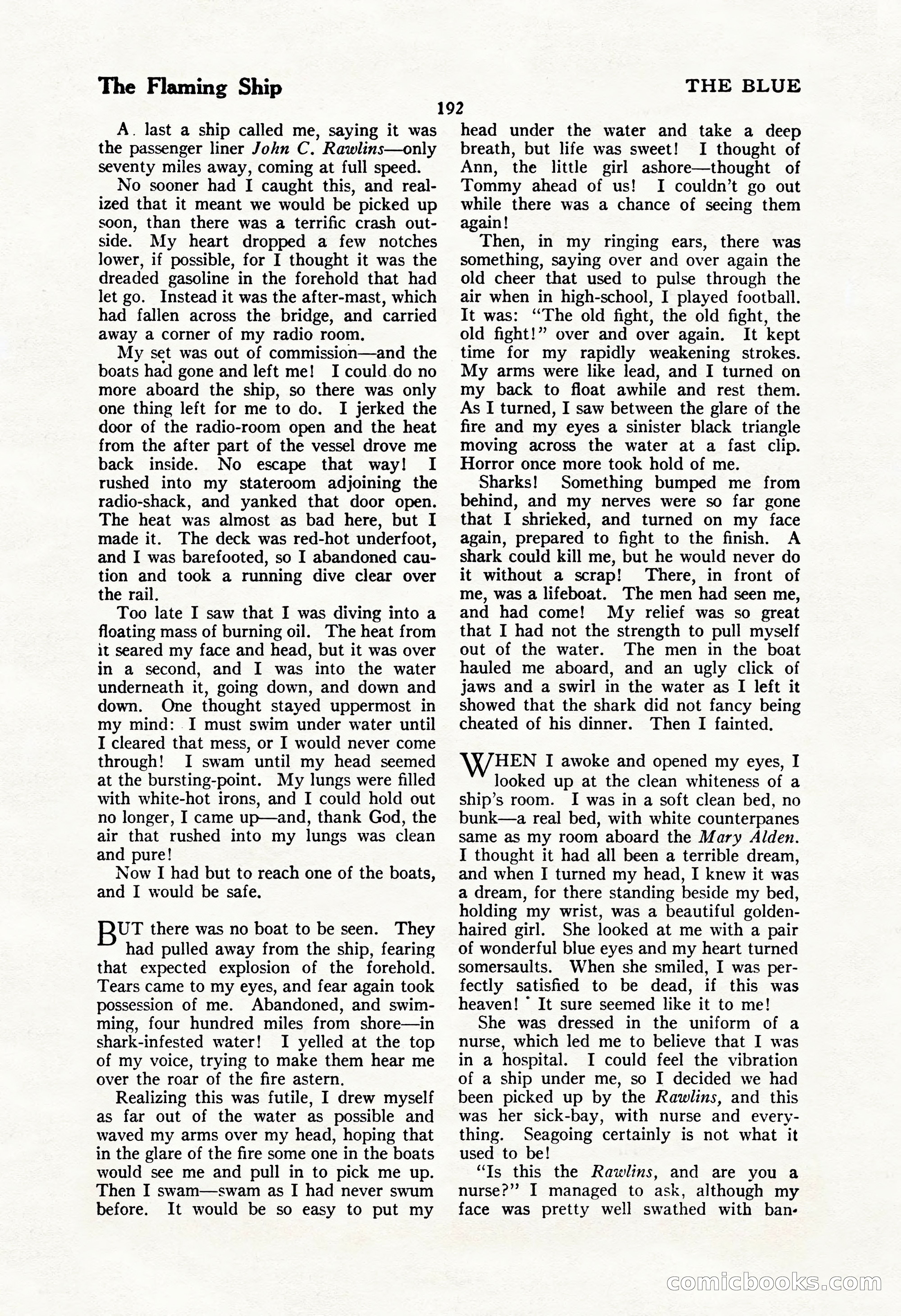 The Illustrated Blue Book Magazine, September 1928 — page 194 of 204