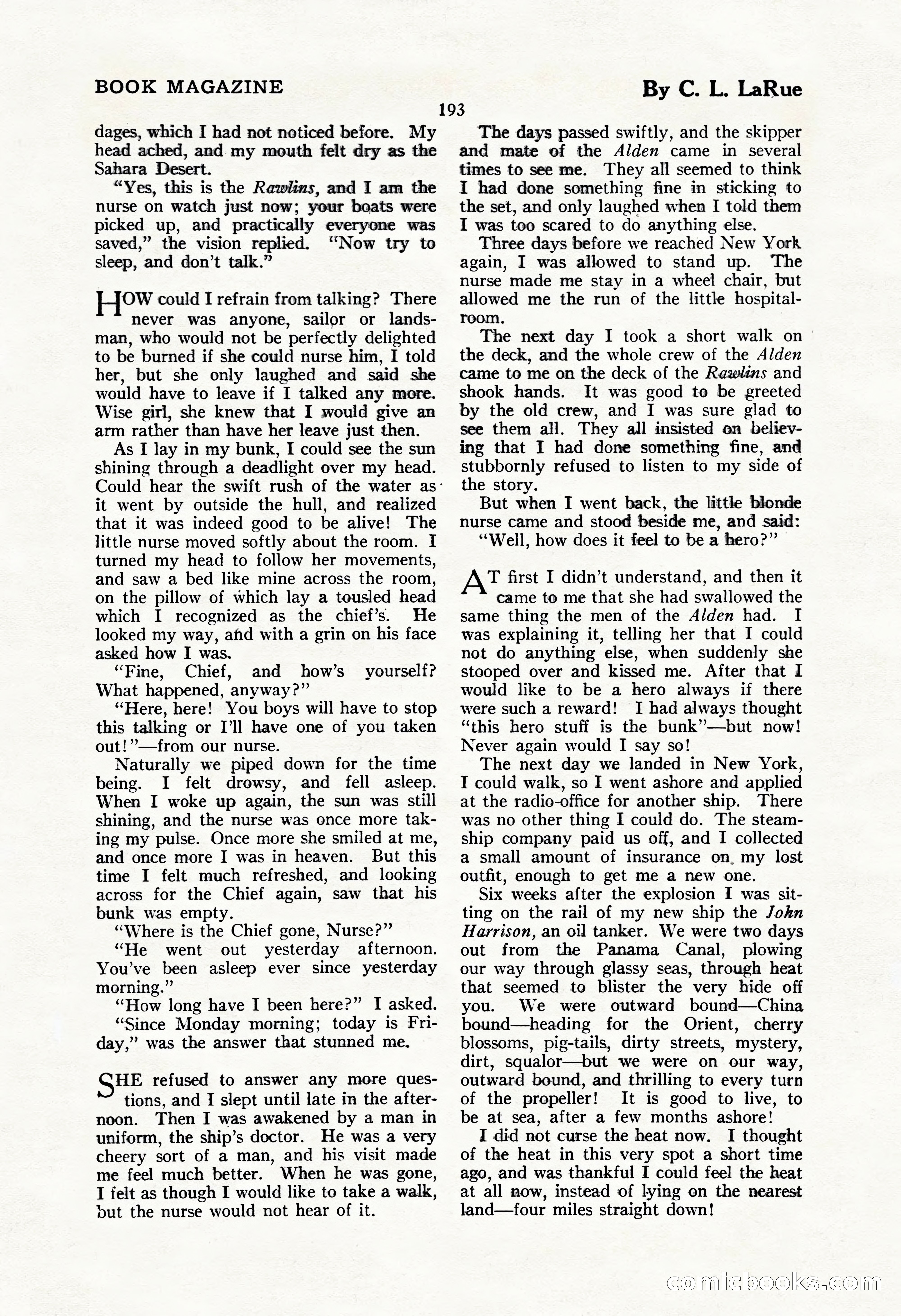 The Illustrated Blue Book Magazine, September 1928 — page 195 of 204