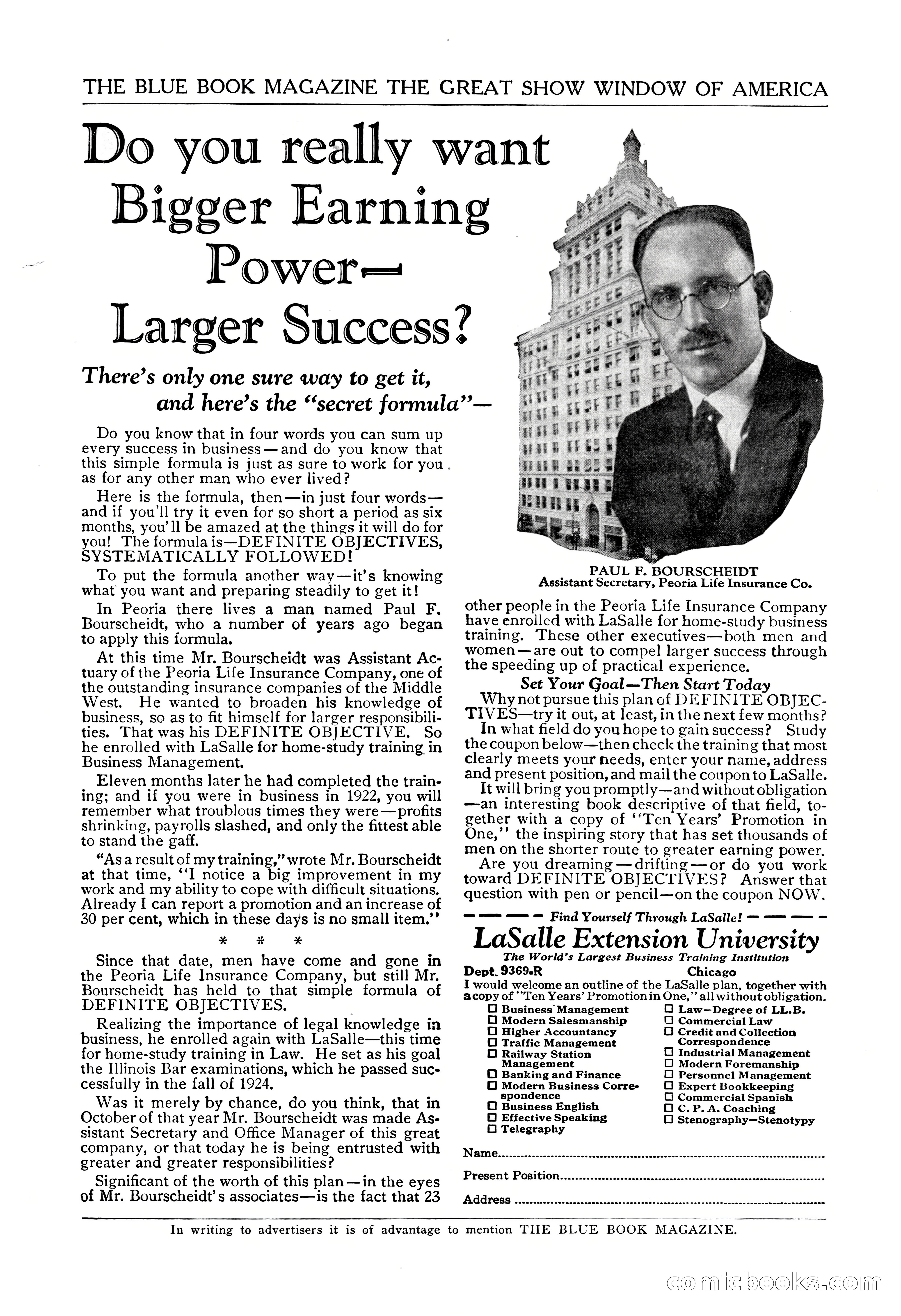 The Illustrated Blue Book Magazine, September 1928 — page 199 of 204