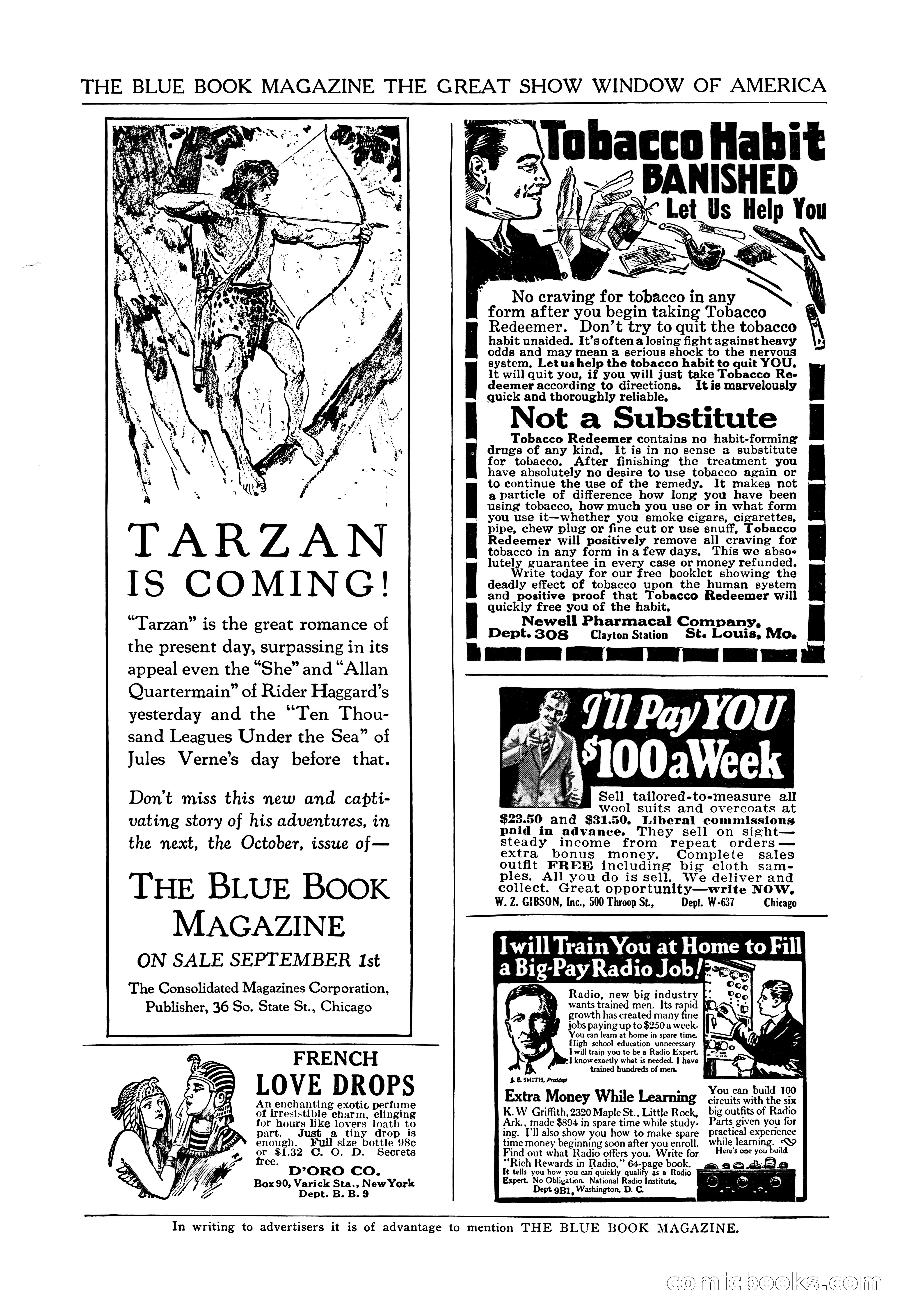 The Illustrated Blue Book Magazine, September 1928 — page 201 of 204