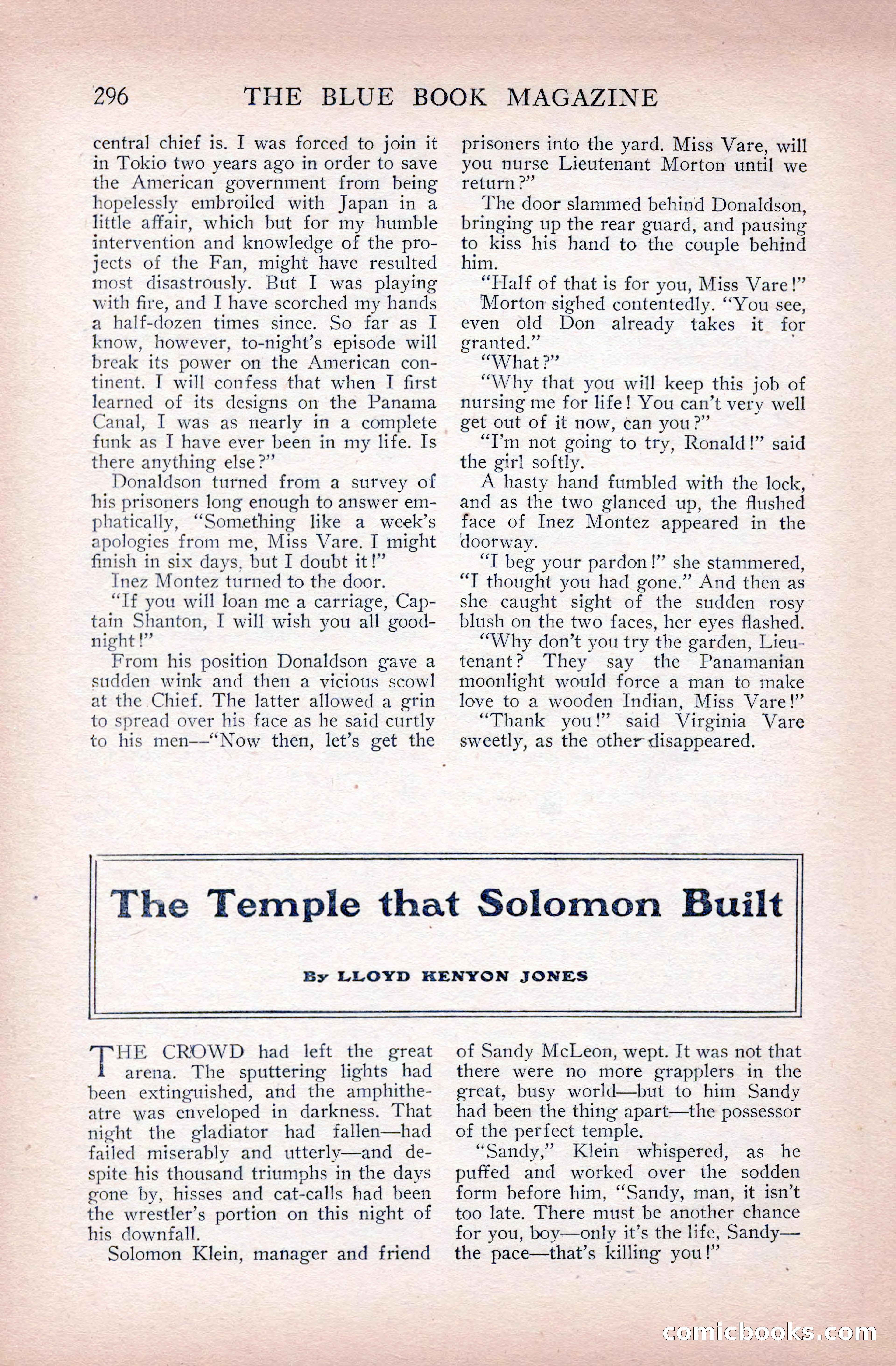 The Blue Book Magazine, June 1911 — page 76 of 246